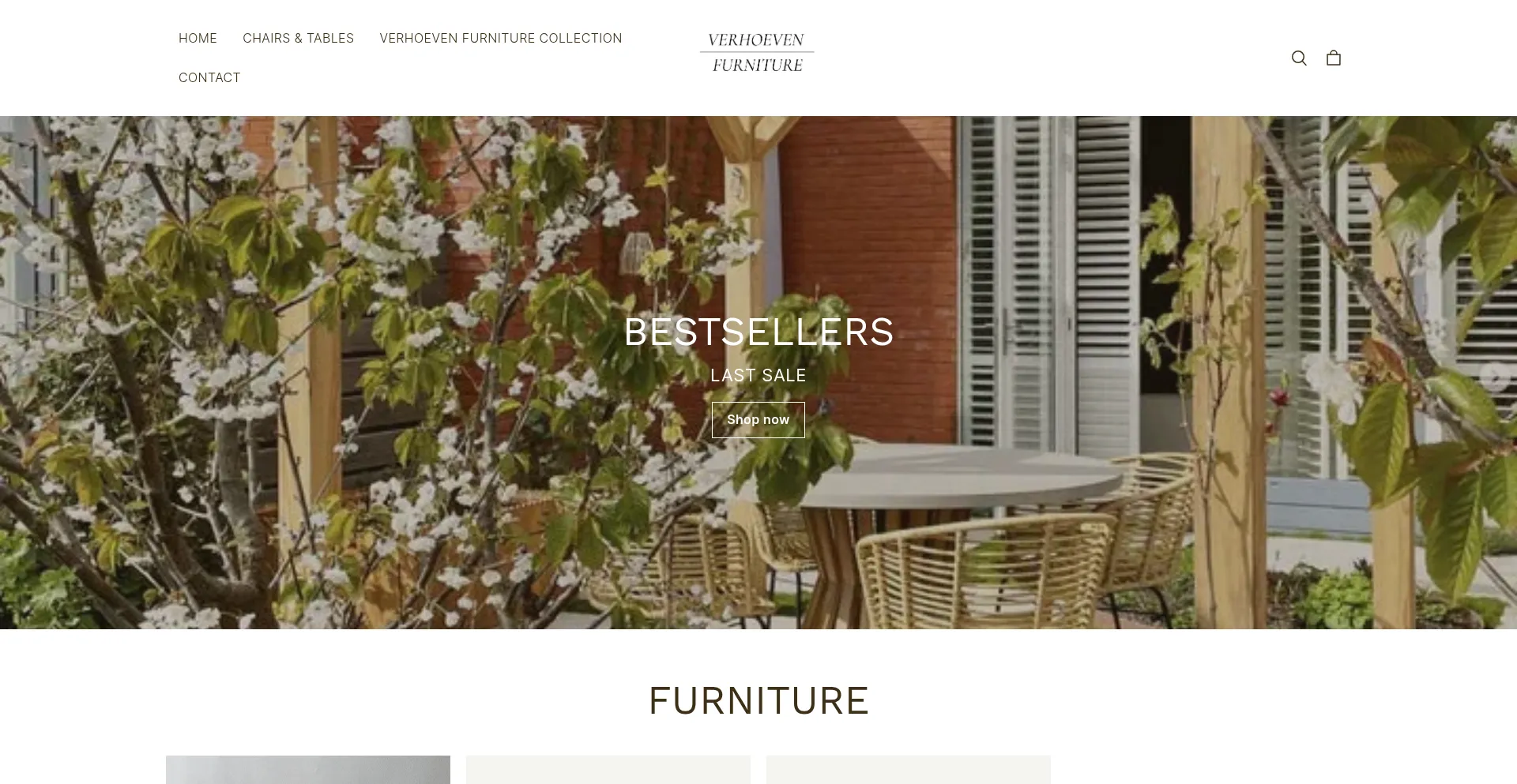 Verhoeven-meubelhuis.com Screenshot