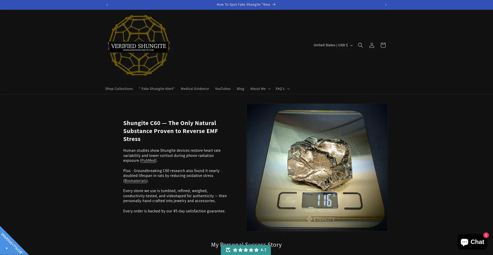 Verifiedshungite.com