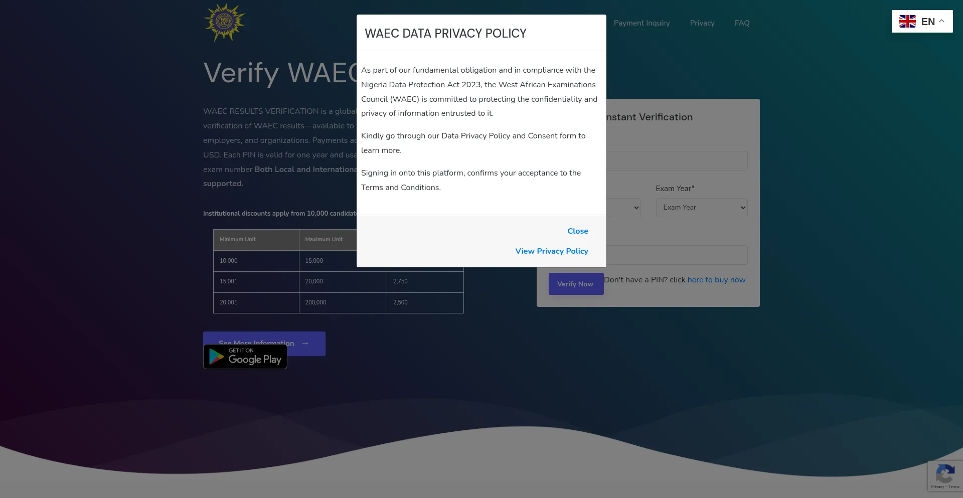 Verify.waeconline.org.ng
