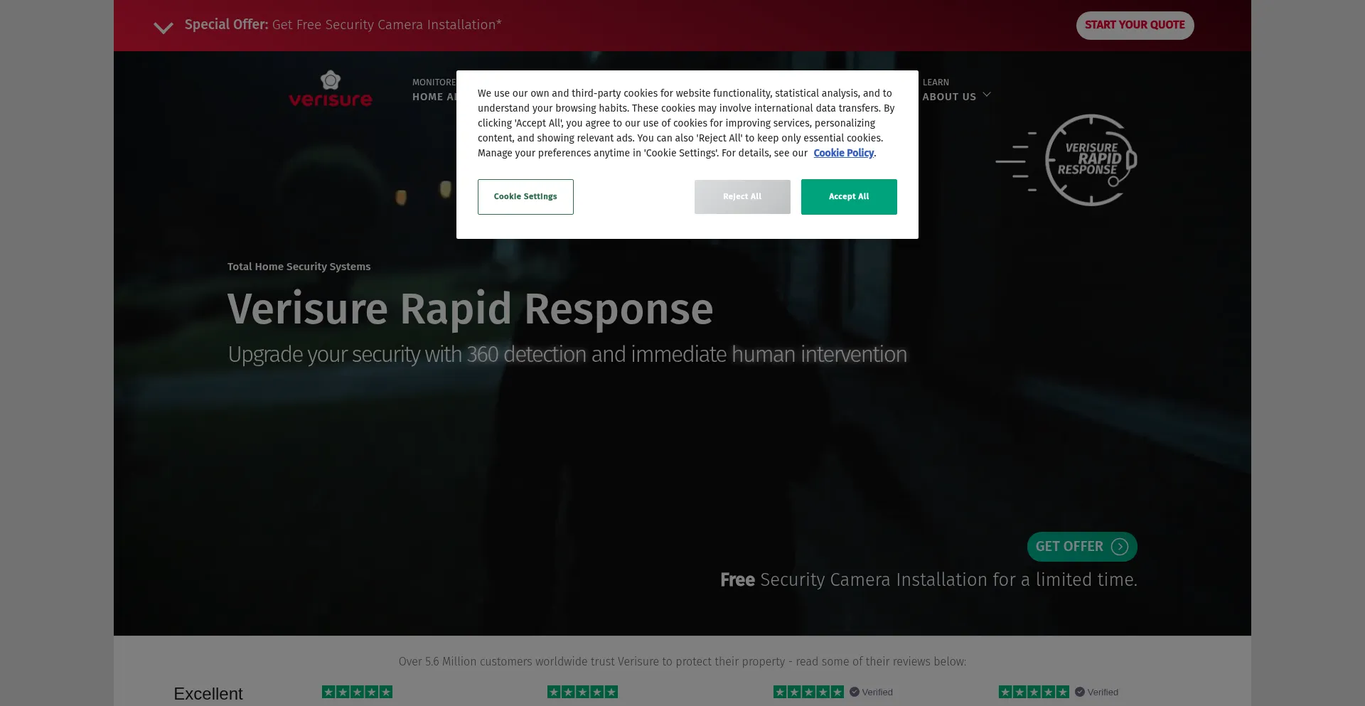 Verisure.co.uk 安全可靠吗？