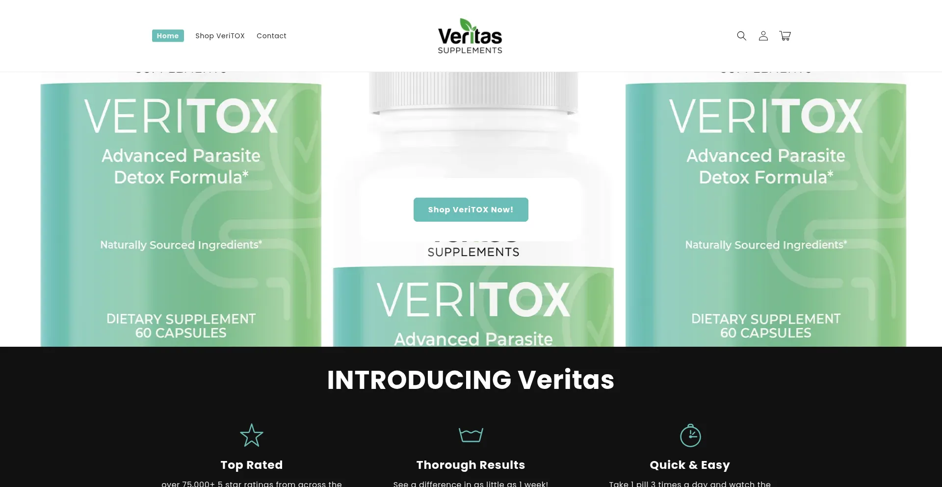 Veritas-supplements.com 安全可靠吗？