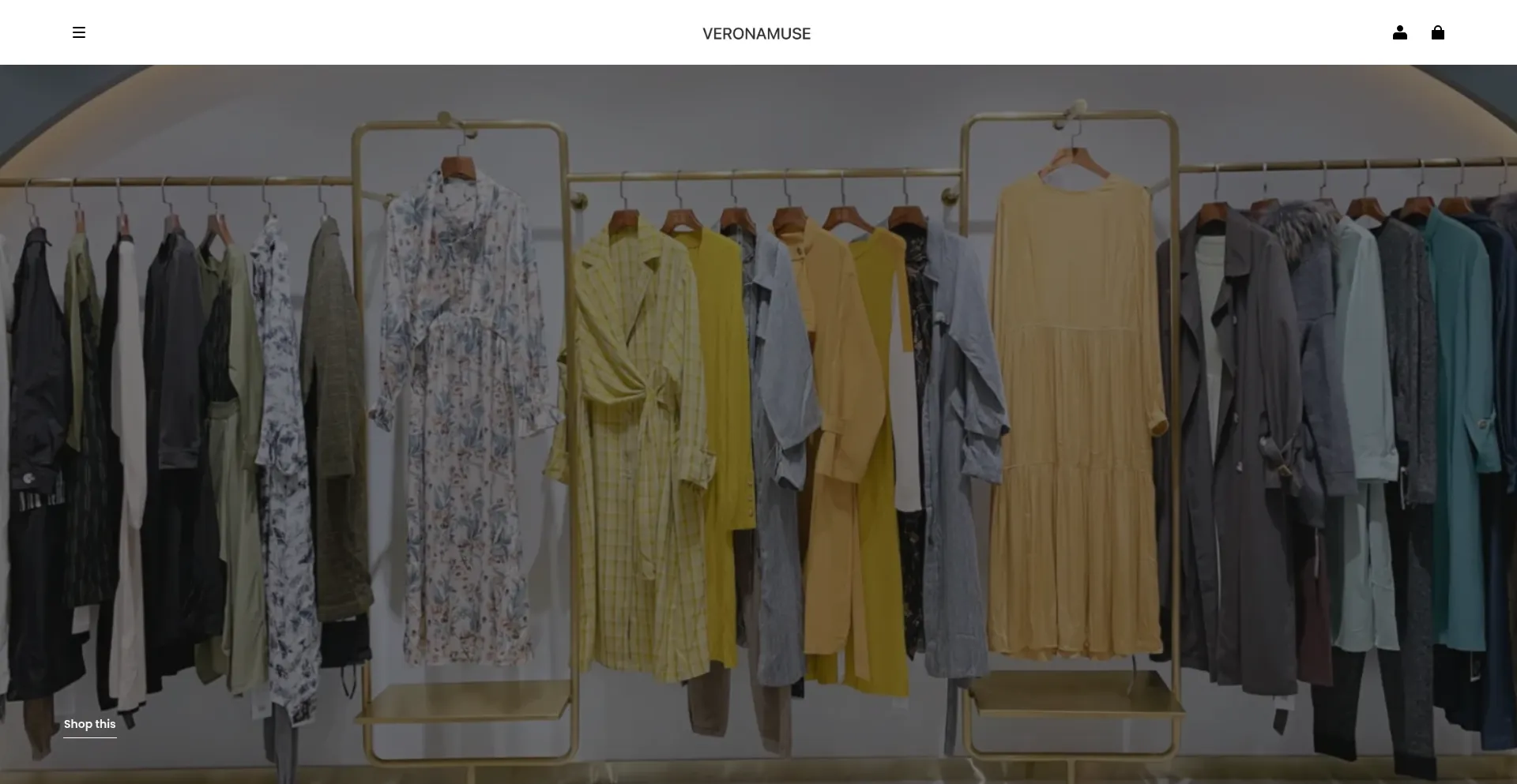 Website screenshot of Veronamuse.com