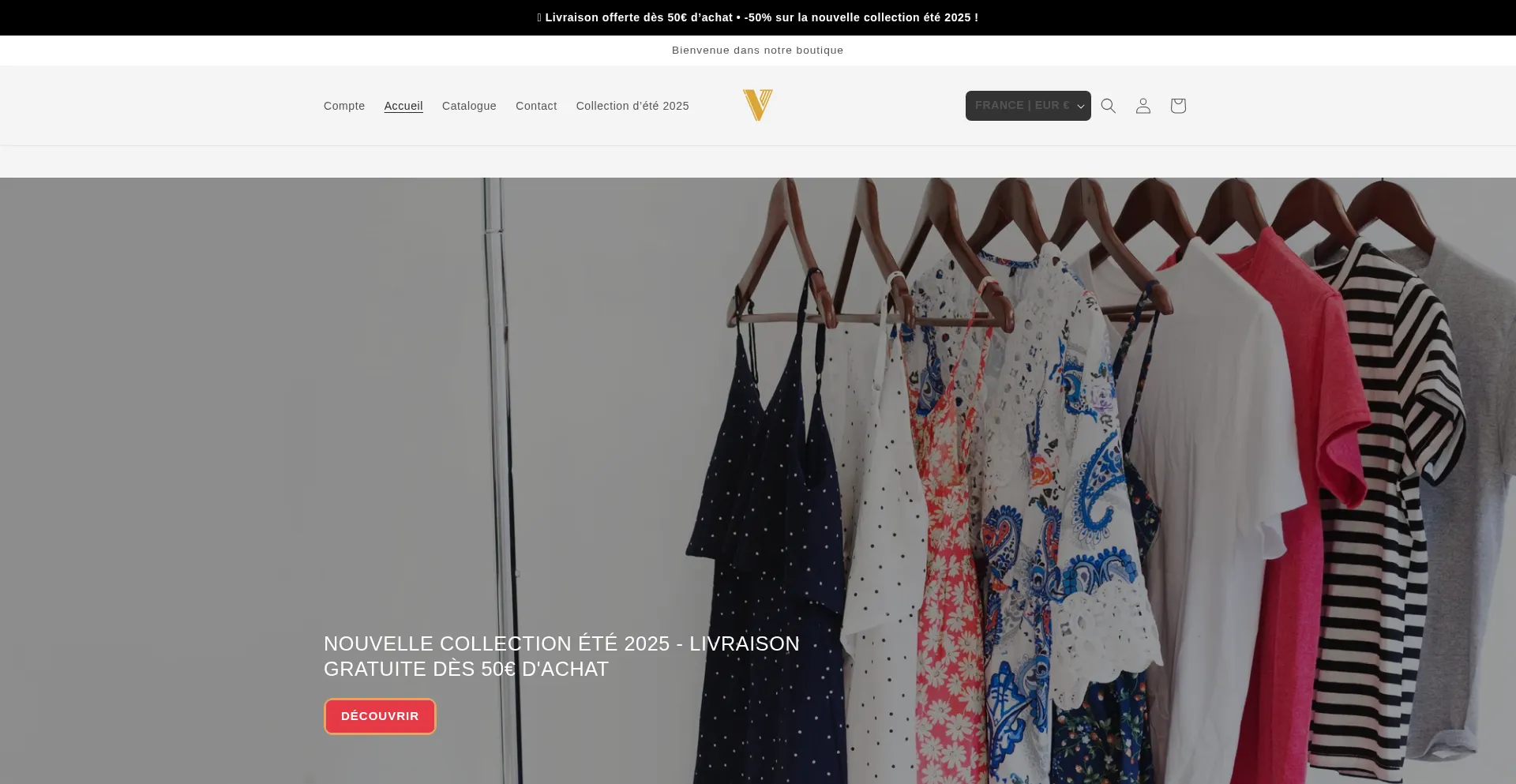 Website screenshot of Vestimode.com