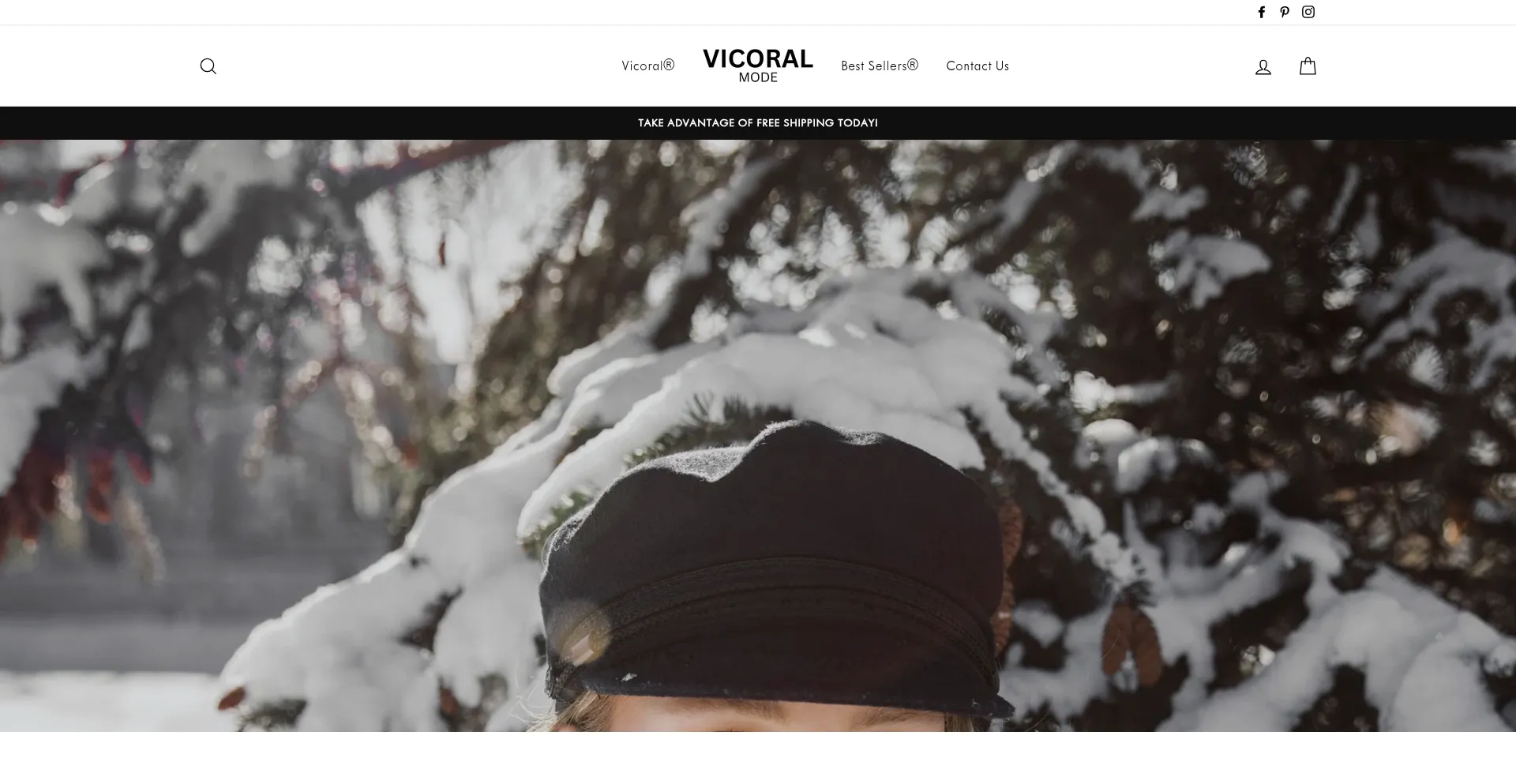 Website screenshot of Vicoral.com