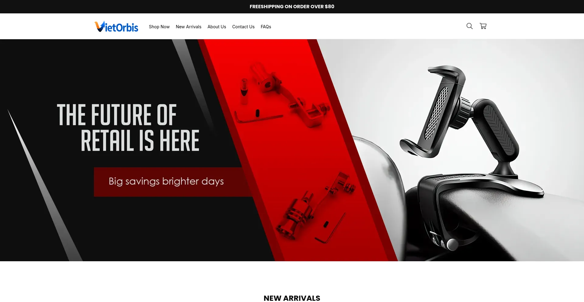 Website screenshot of Vietorbis.com
