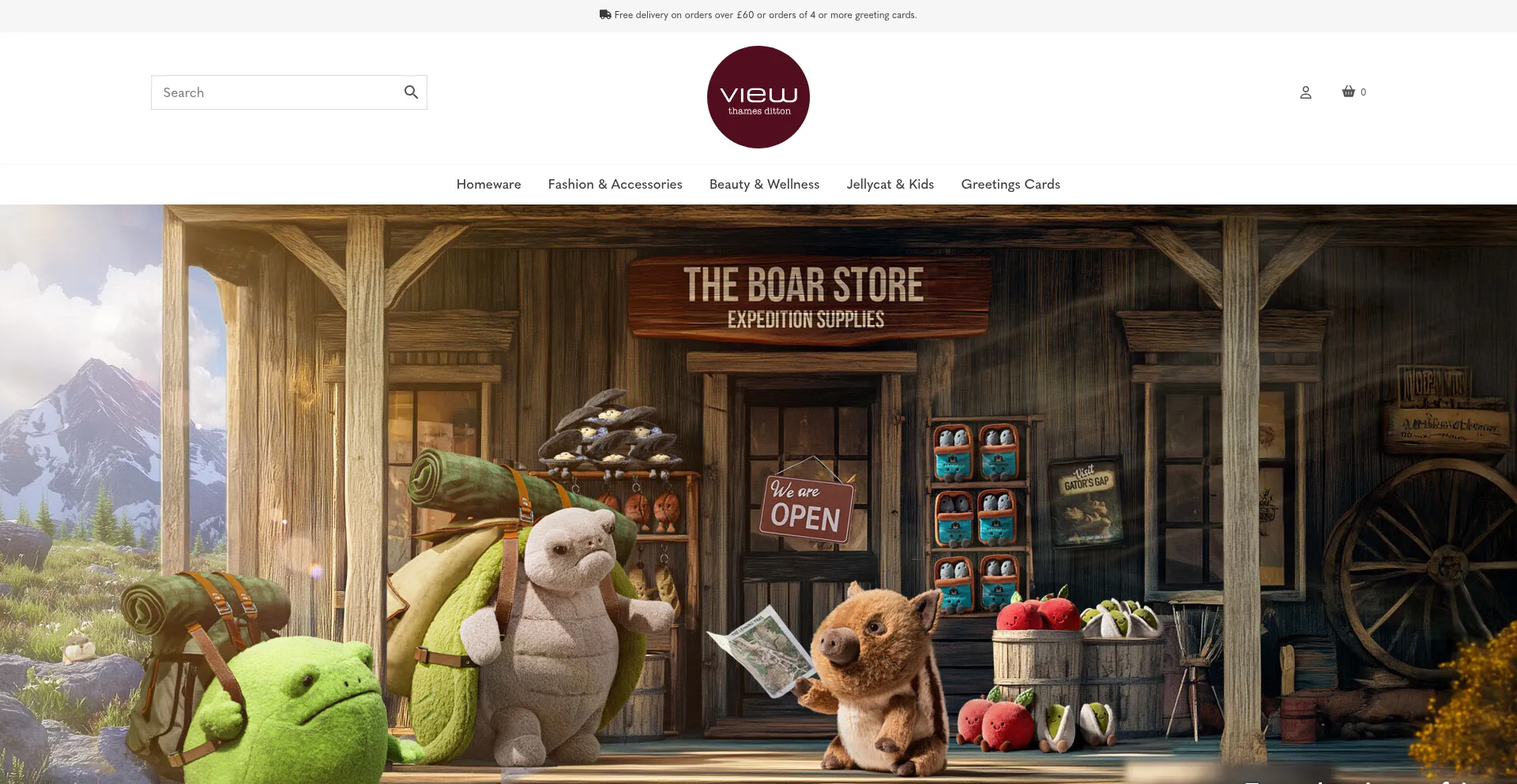 Website screenshot of View-gifts.com