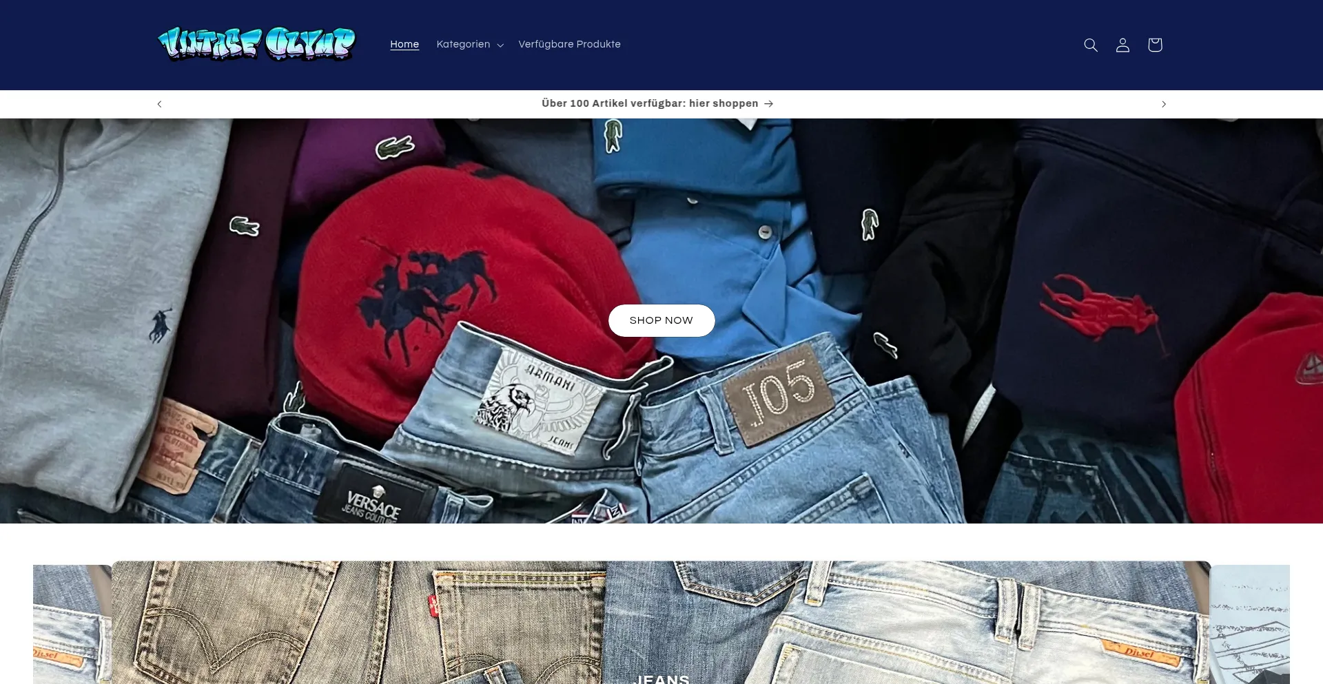 Vintageolymp.com Screenshot