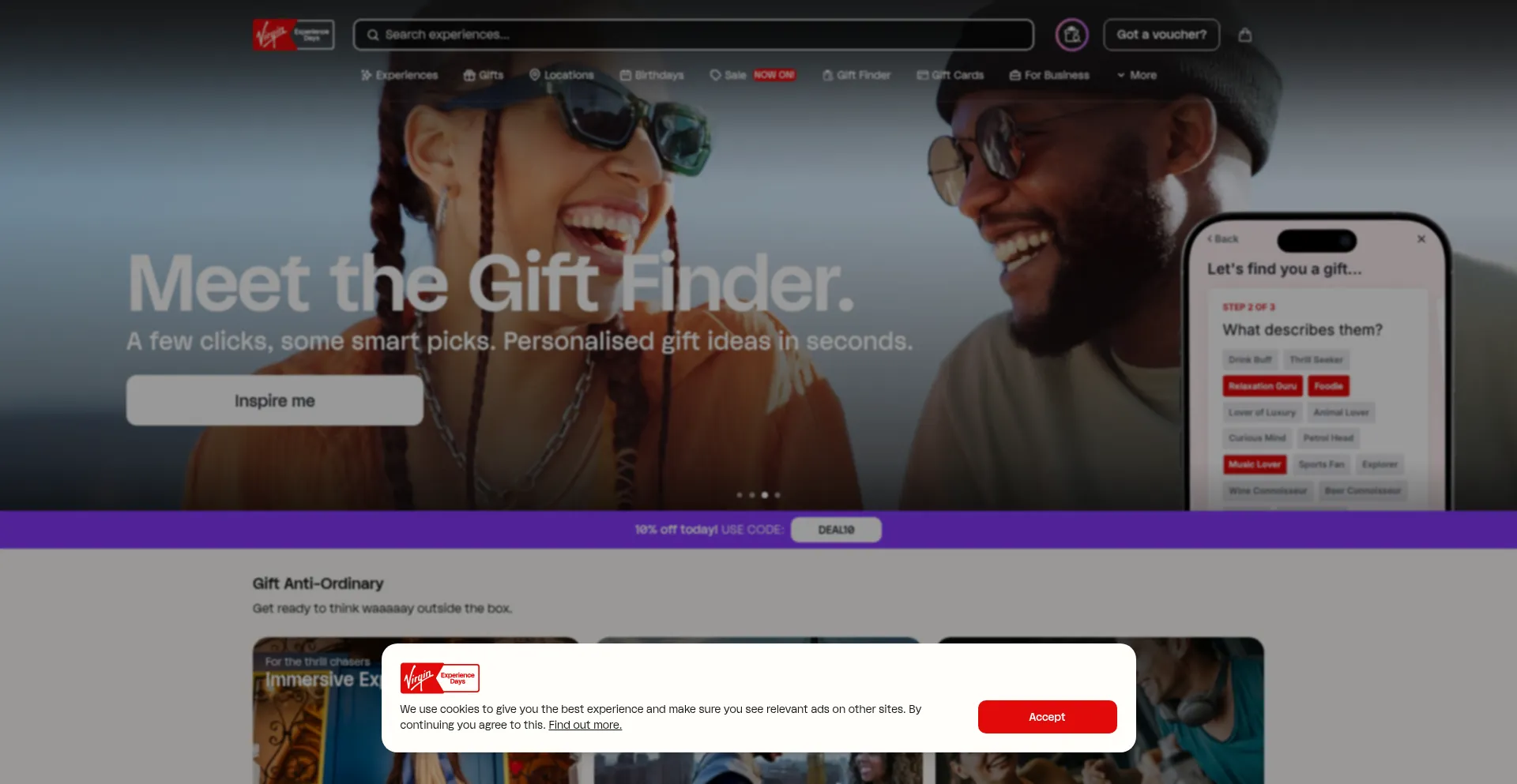 Virginexperiencedays.co.uk 安全可靠吗？