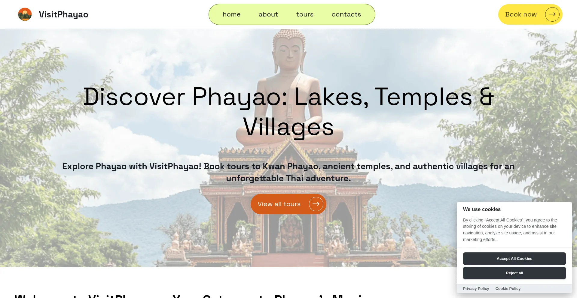 Visitphayao.com Screenshot