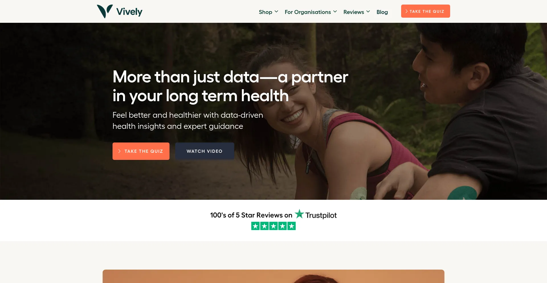 Vively.com.au Screenshot