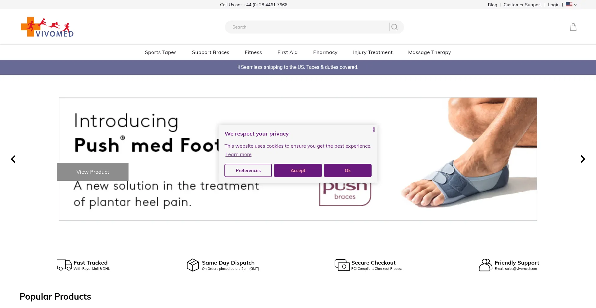 Vivomed.com Screenshot
