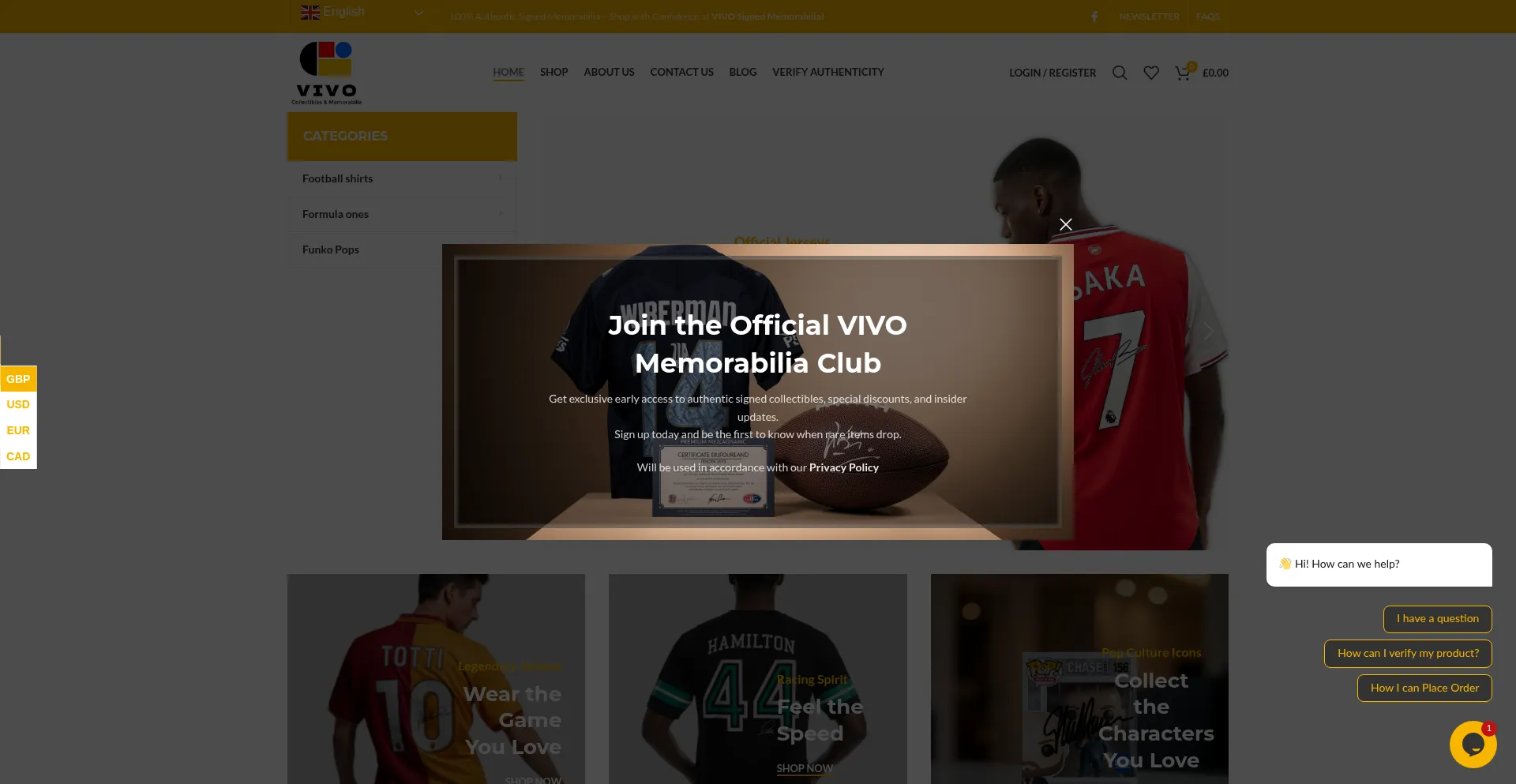 Vivosignedmemorabilia.com
