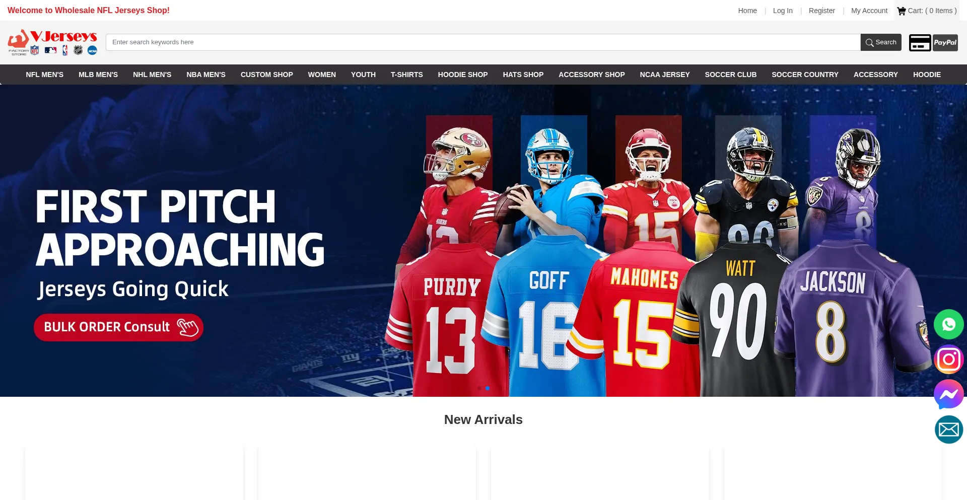 Vjerseys.com 安全可靠吗？