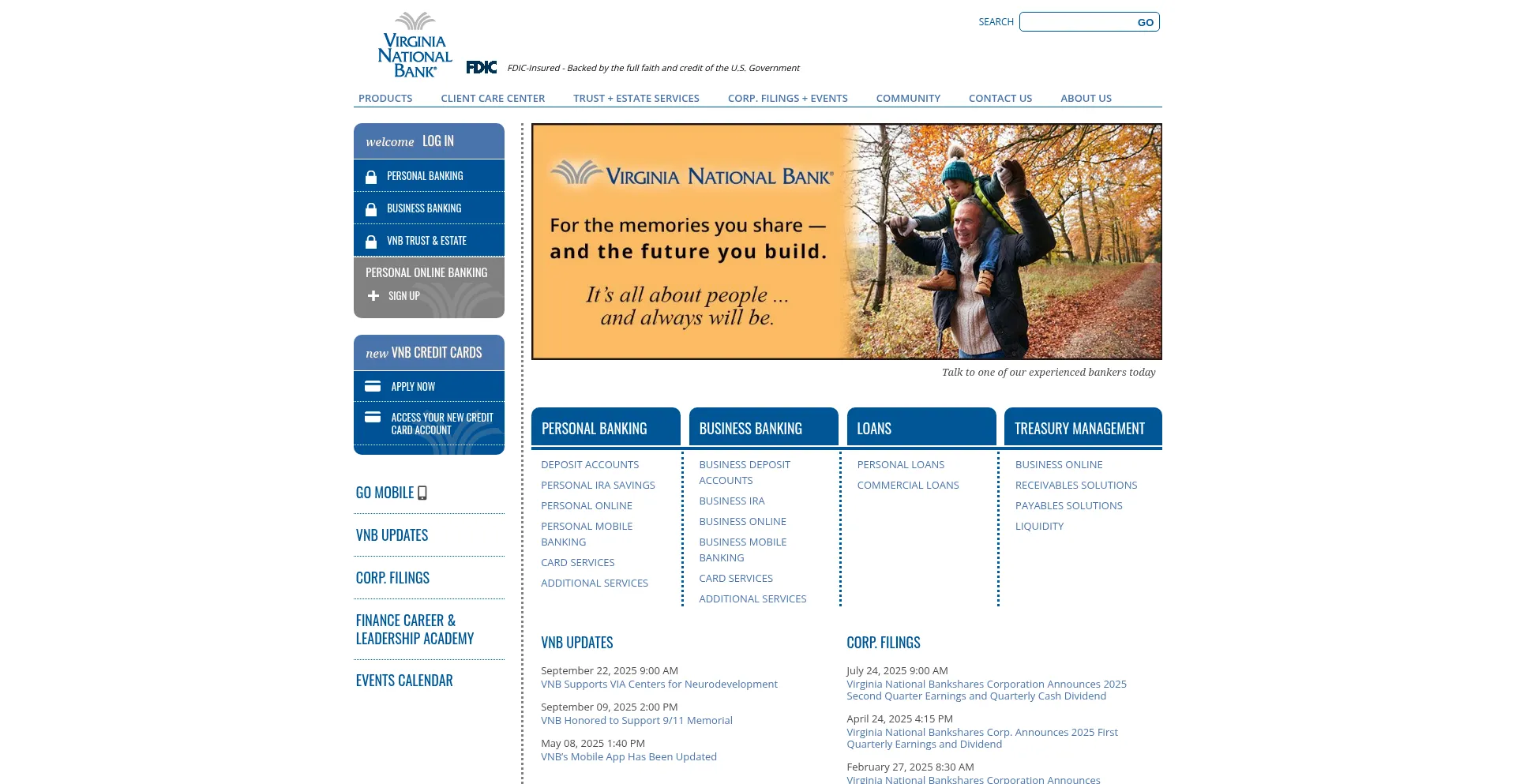 Vnb.com Screenshot