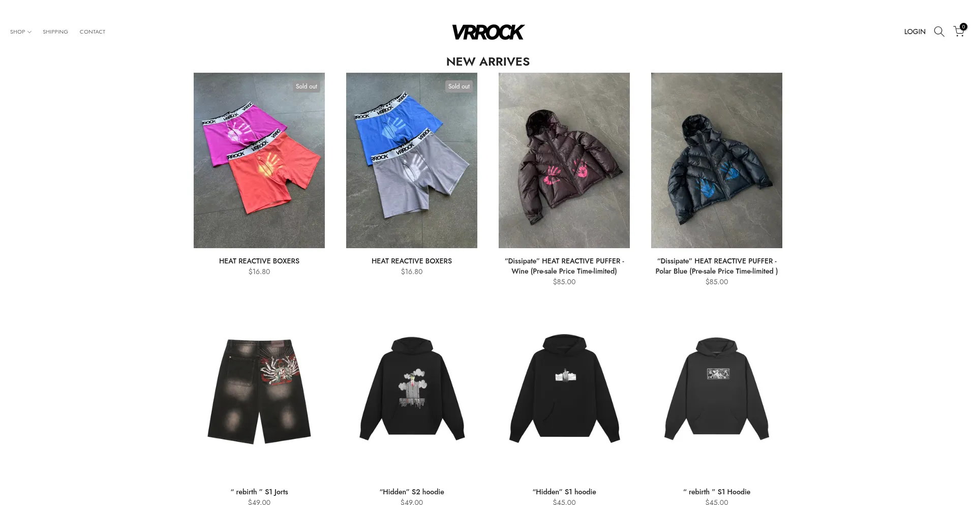Vrrockclo.com Screenshot