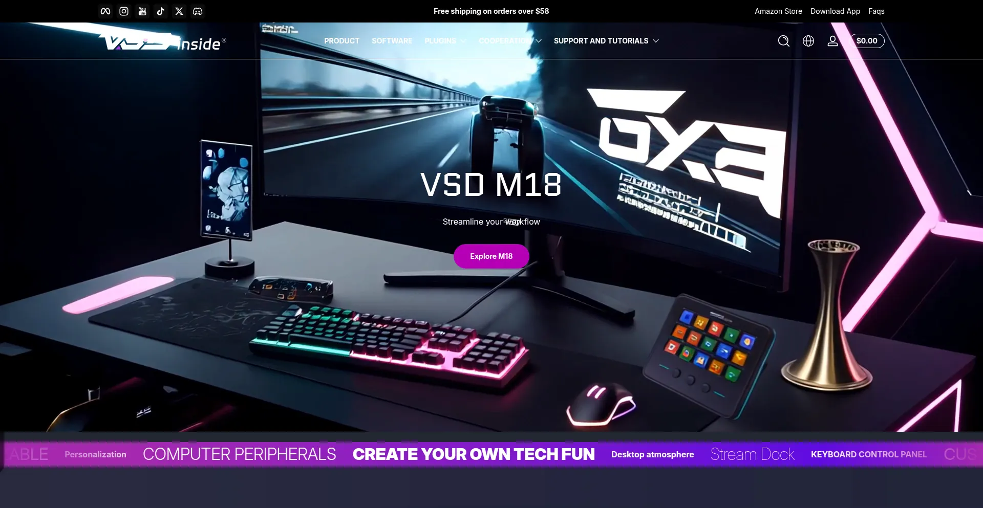 Website screenshot of Vsdinside.com