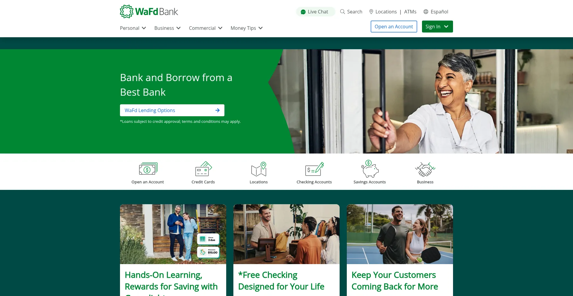 Wafdbank.com Screenshot