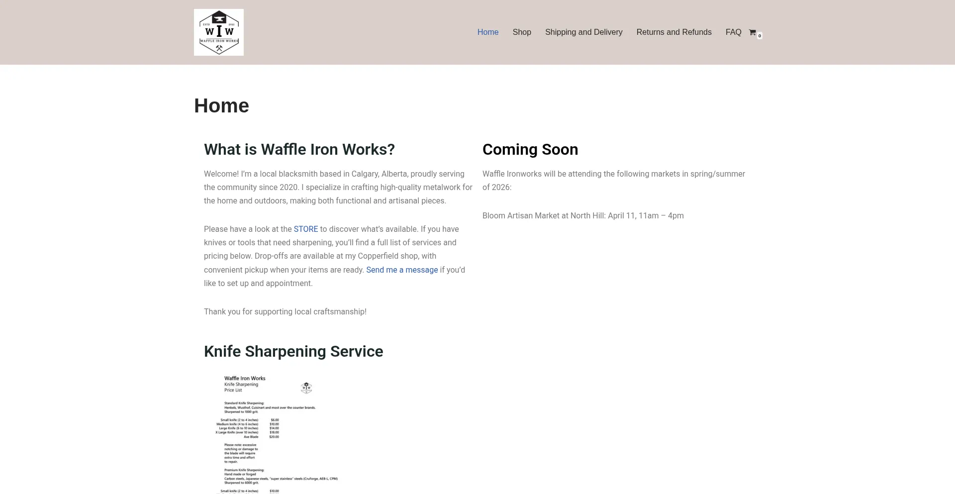 Waffleironworks.com