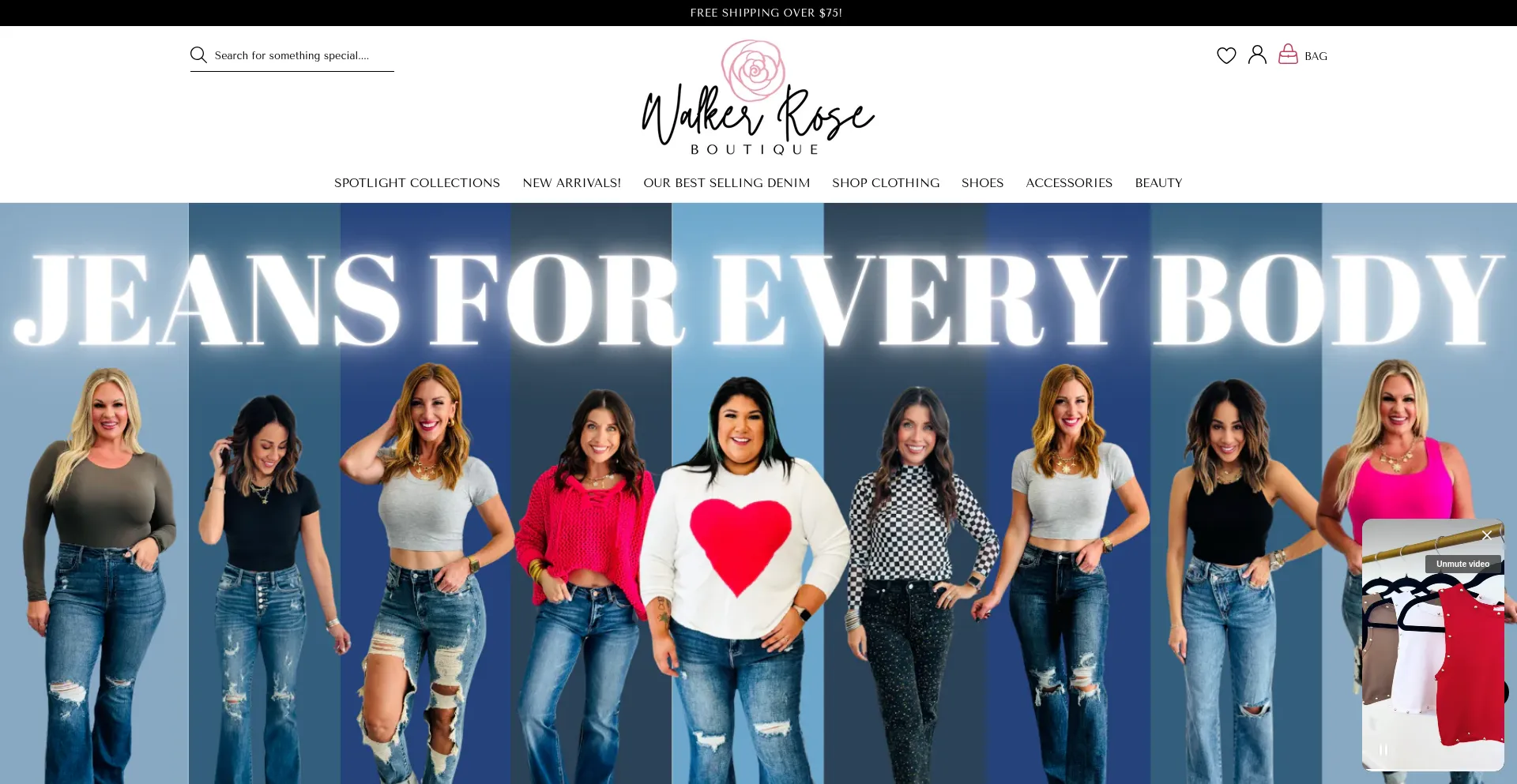 Website screenshot of Walkerrose.com