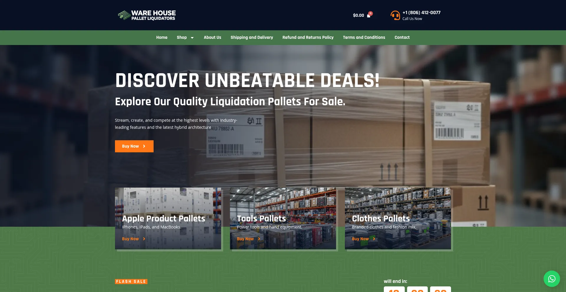 Warehousepalletliquidators.com