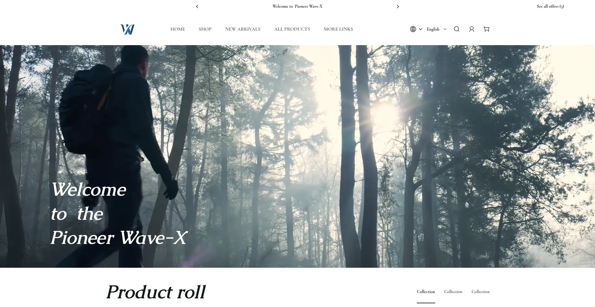 Website screenshot of Wava-x.com