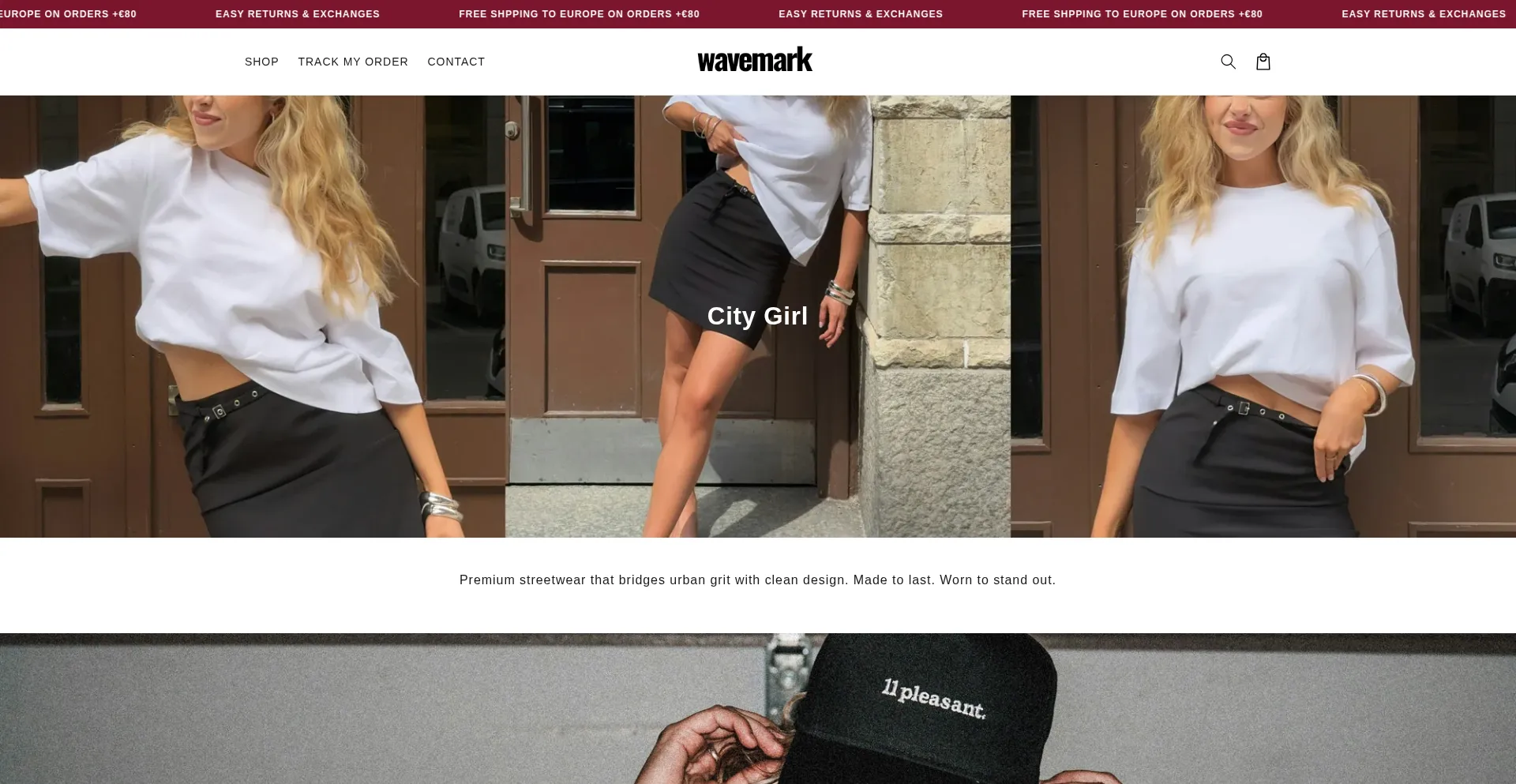 Website screenshot of Wavemark.shop
