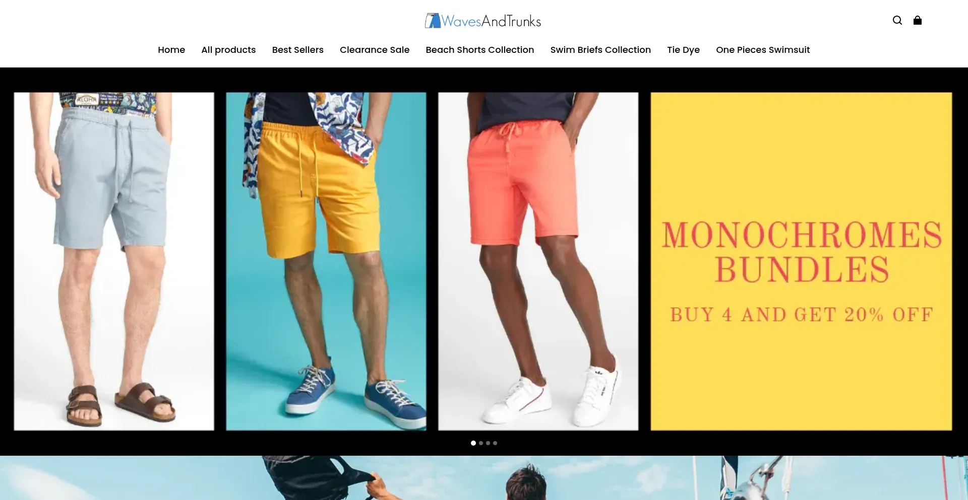 Wavesandtrunks.com Screenshot