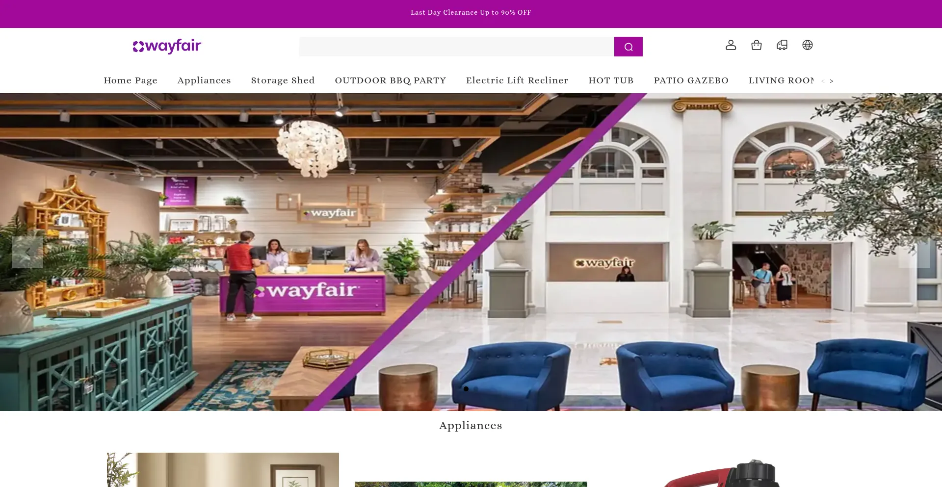 Website screenshot of Wayhomebest.com