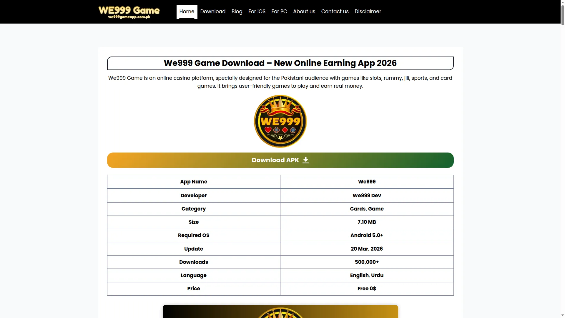 We999gameapp.com.pk