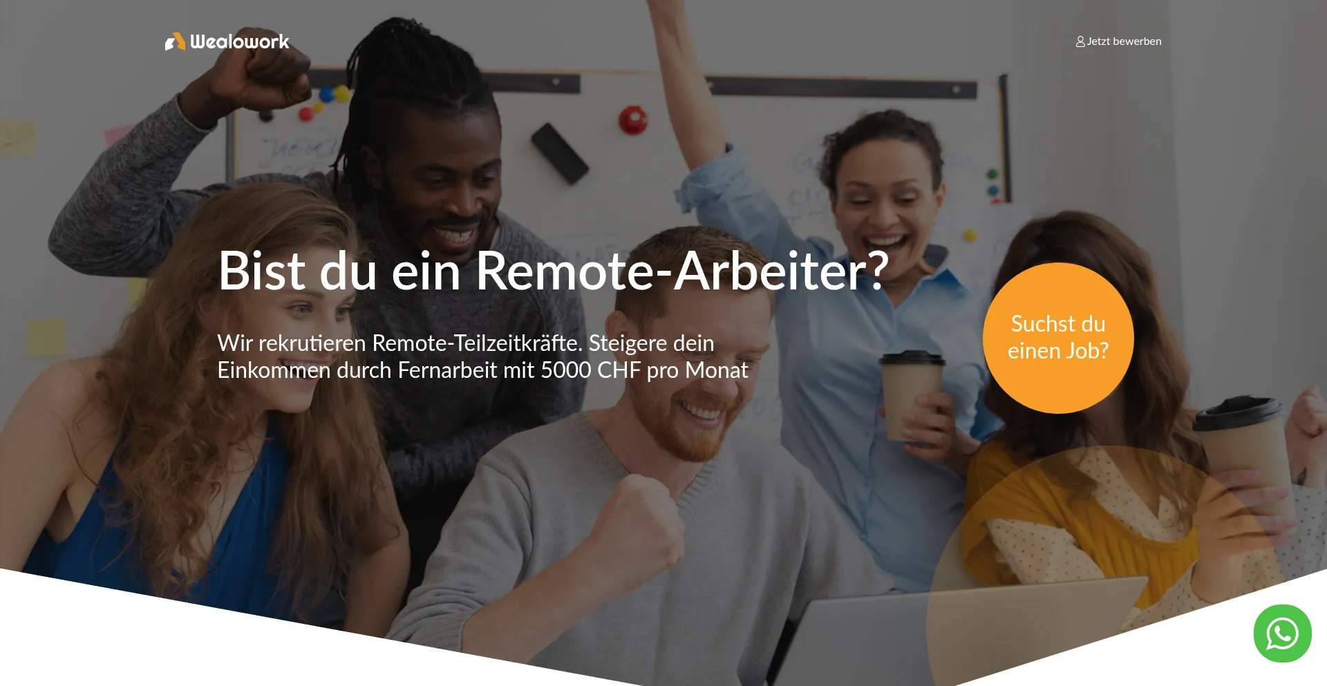Website screenshot of Wealoworkch.works