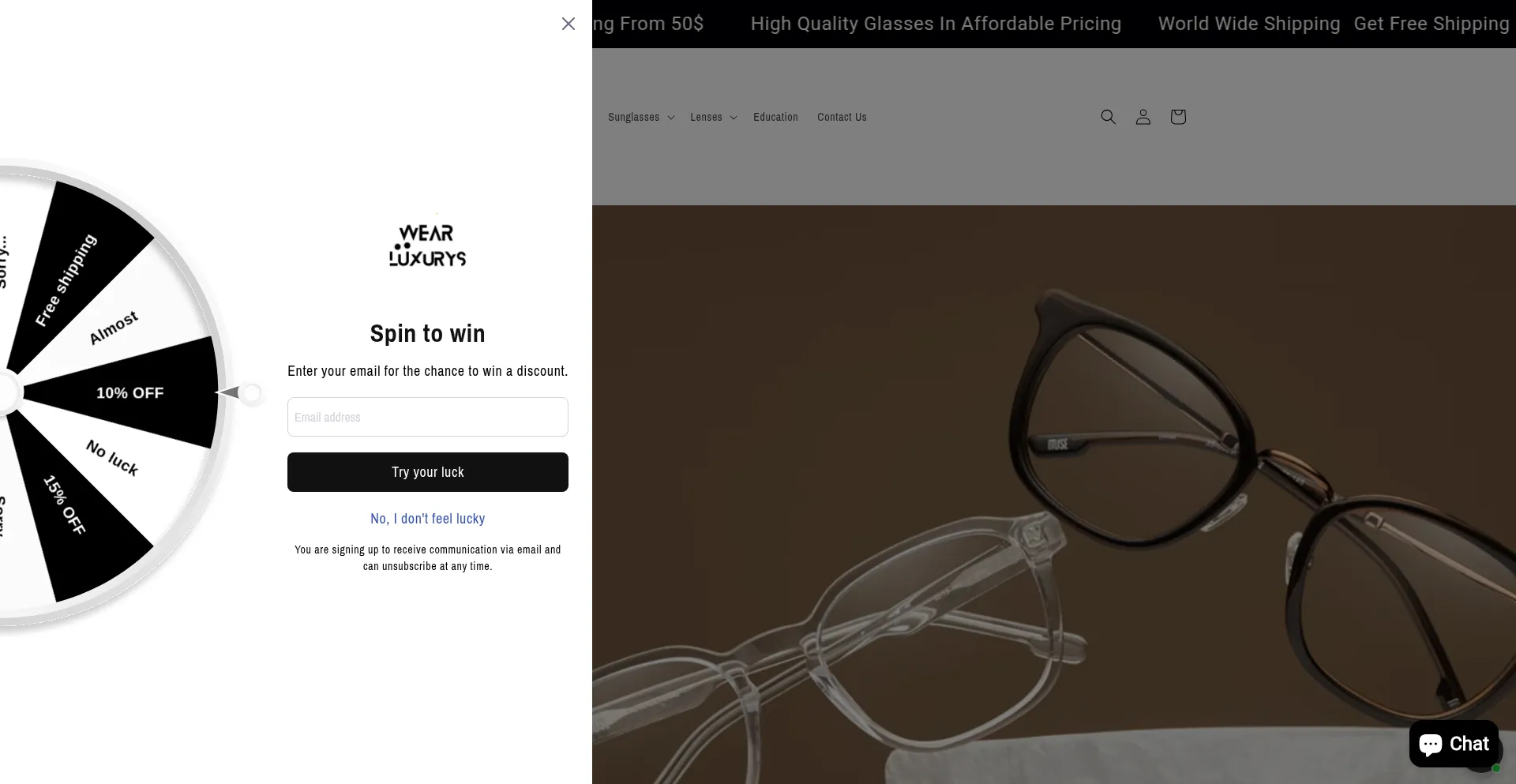 Wearluxurys.com Screenshot