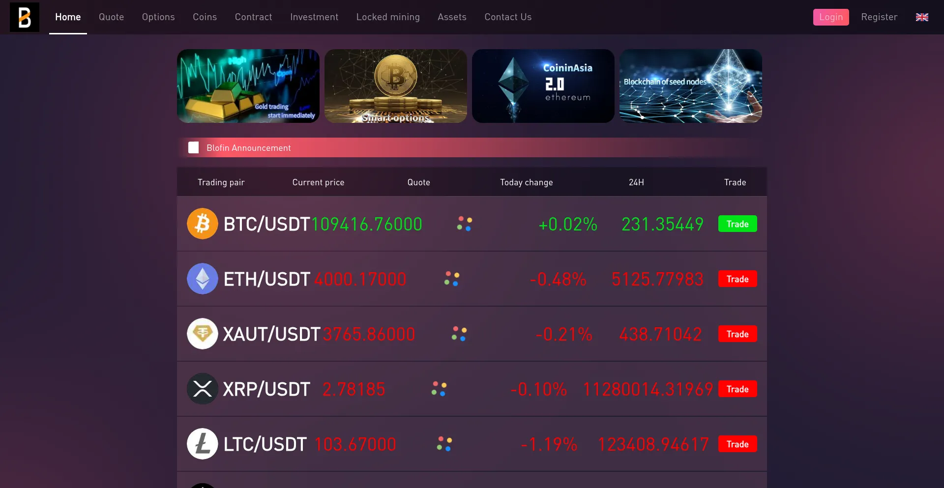 Web.blofinme.com Screenshot