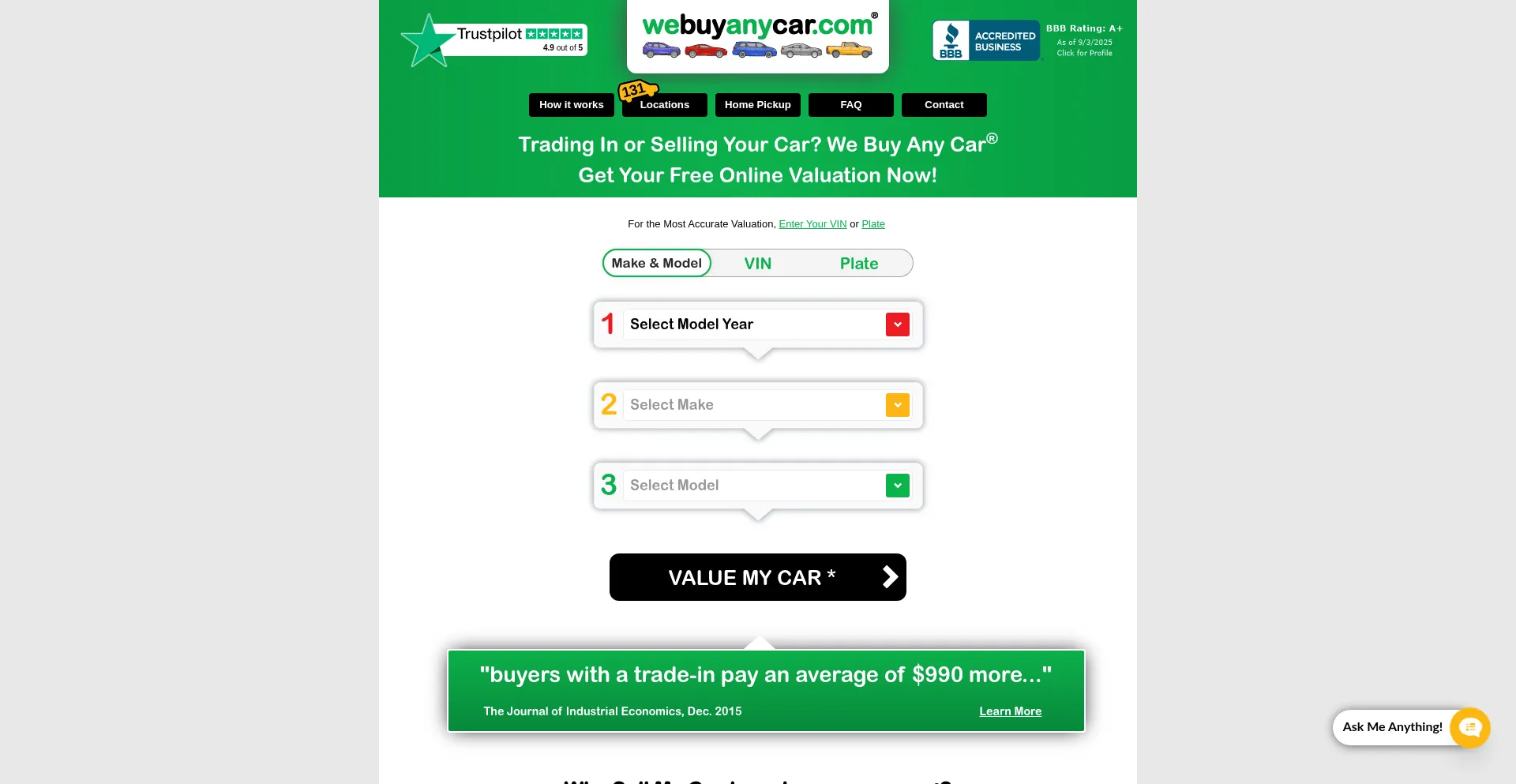 Webuyanycar.com 安全可靠吗？