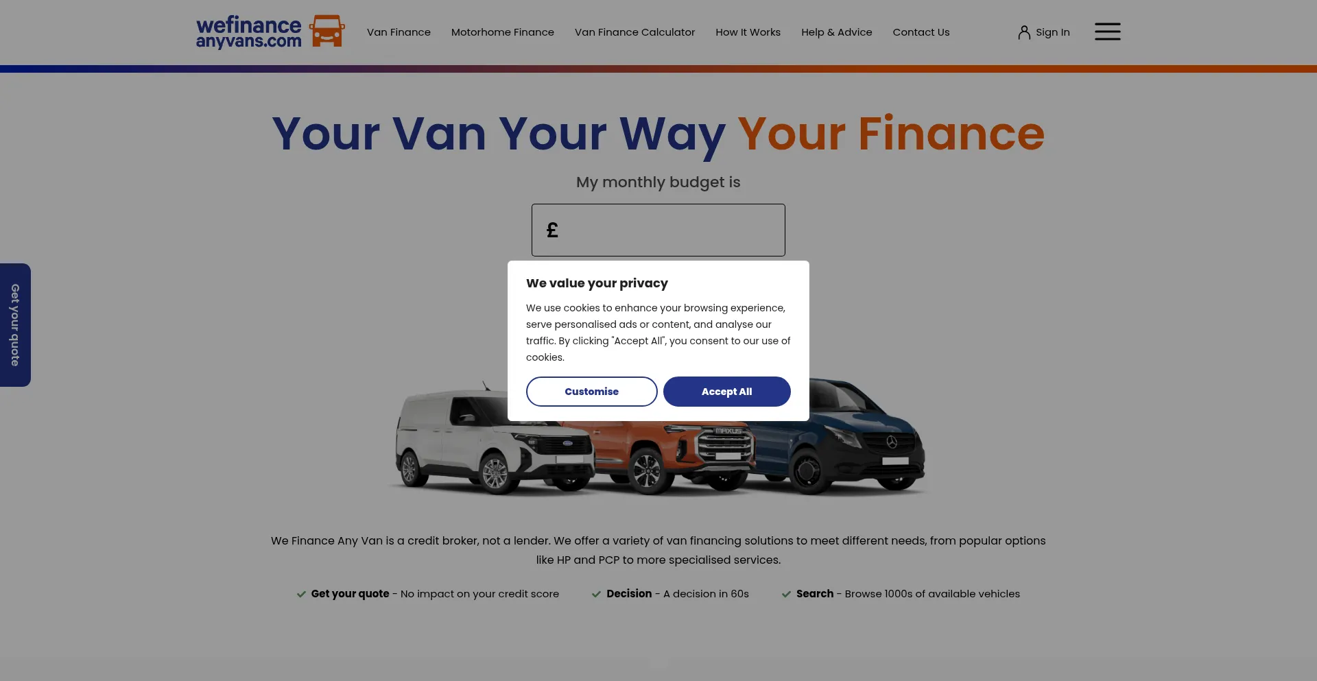 Wefinanceanyvans.com