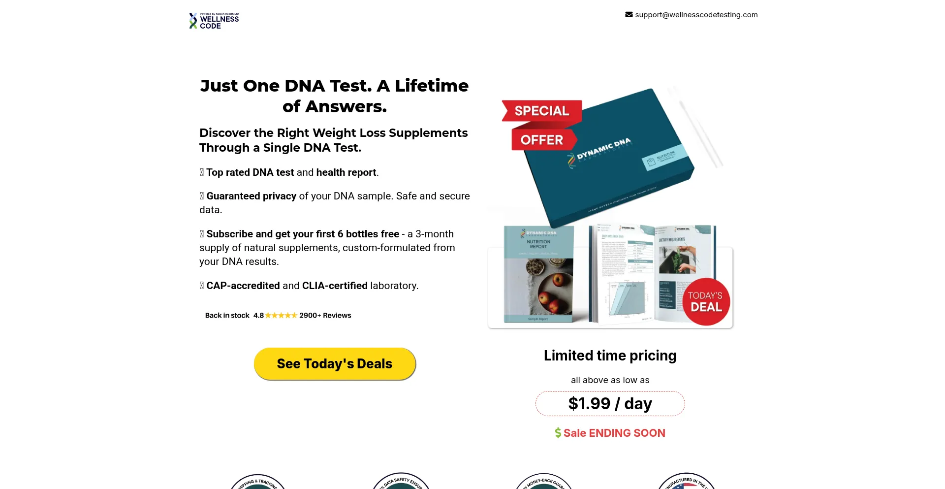 Wellnesscodetesting.com 安全可靠吗？