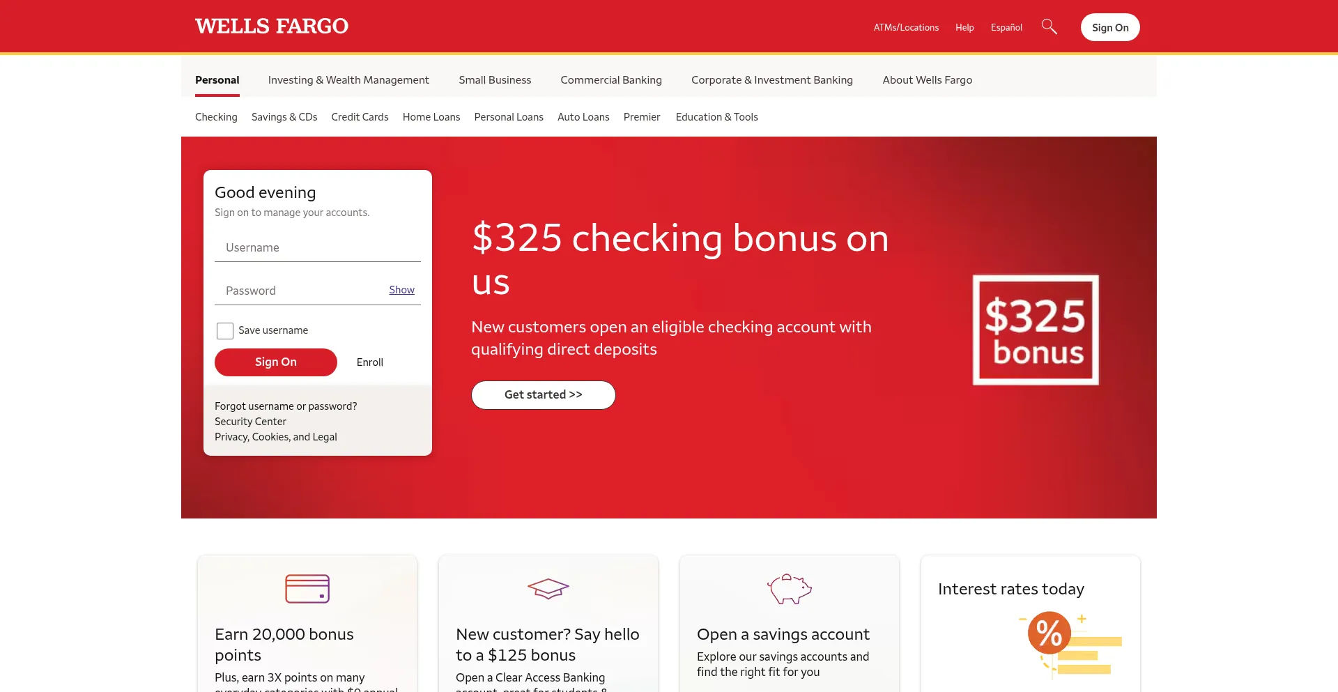 Wellsfargobank.com 安全可靠吗？