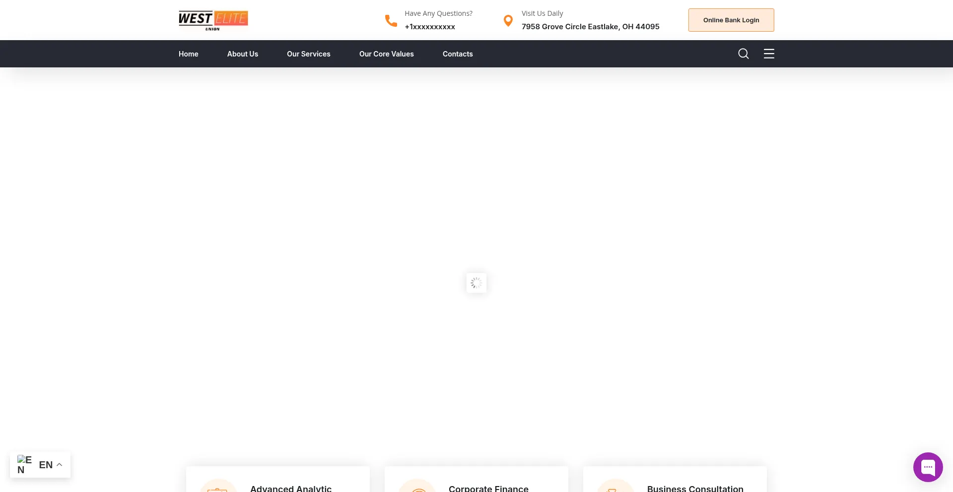 Website screenshot of Westeliteunion.info