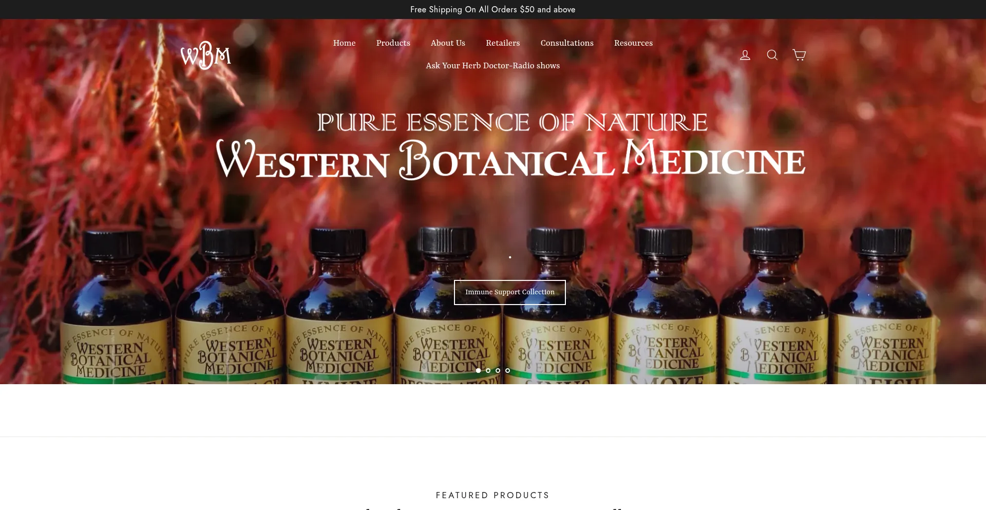 Westernbotanicalmedicine.com Screenshot