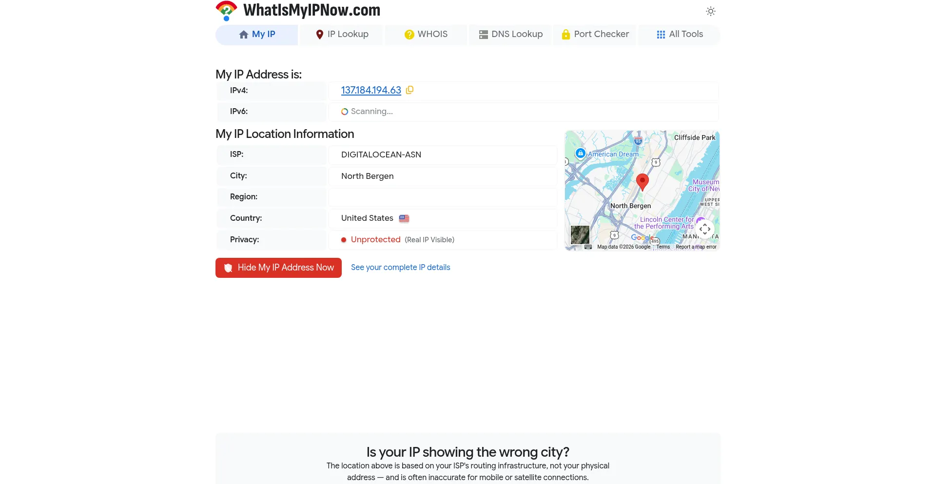 Whatismyipnow.com