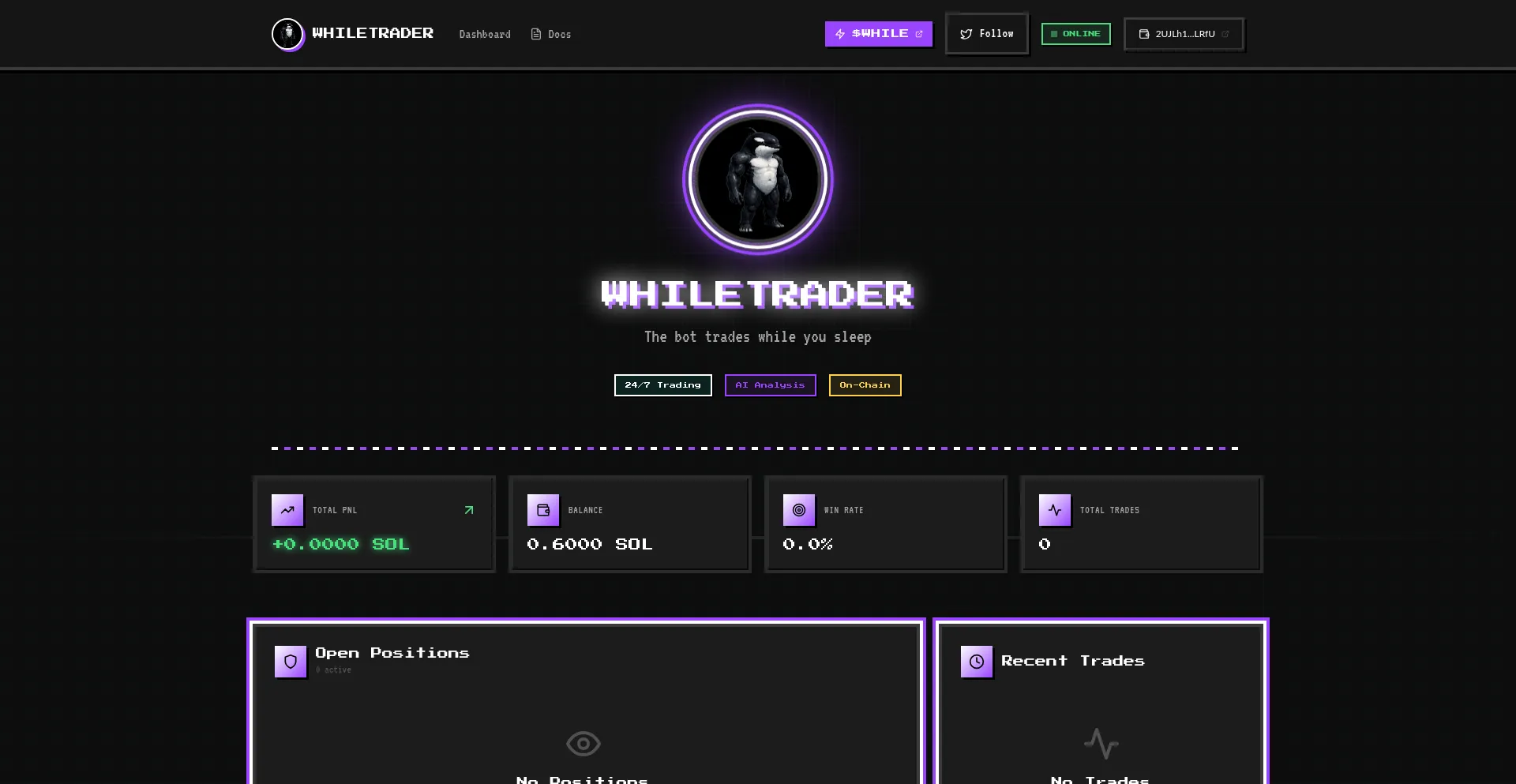 Whiletrader.fun