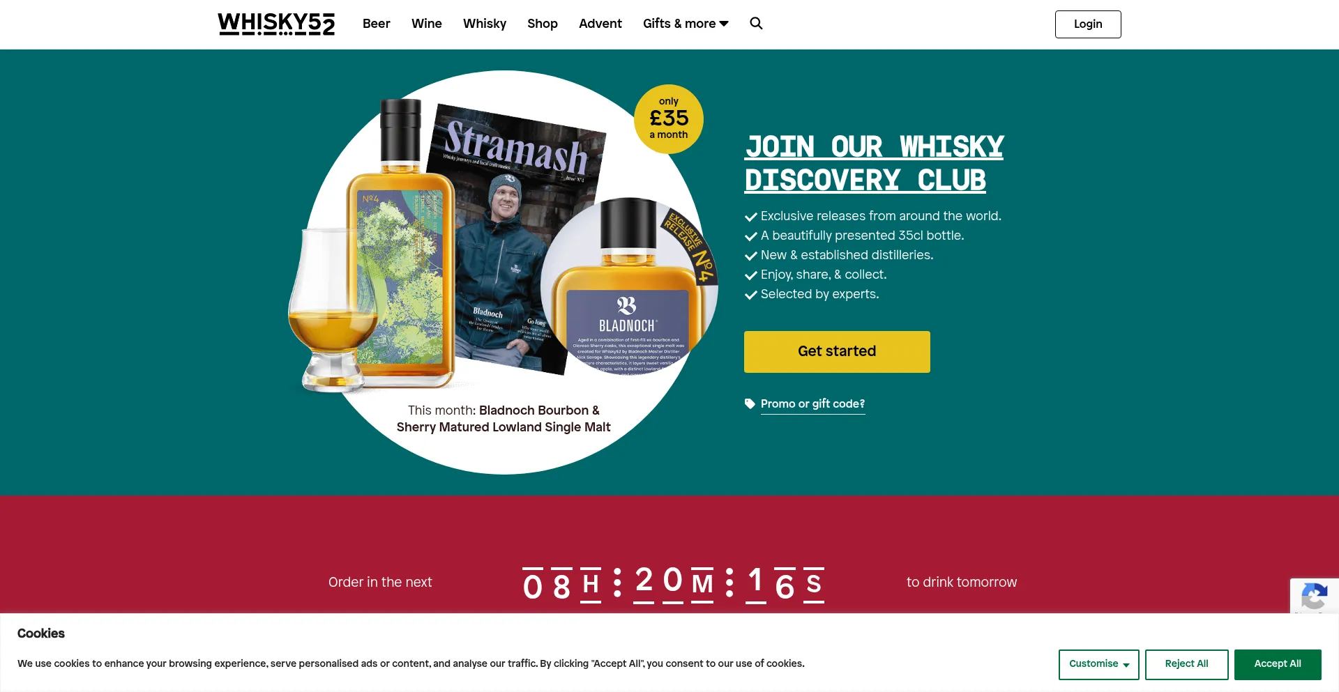 Whisky52.com Screenshot