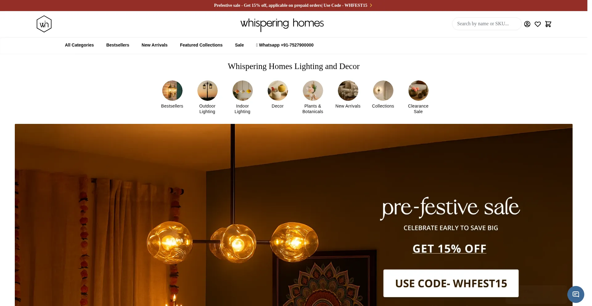 Website screenshot of Whisperinghomes.com