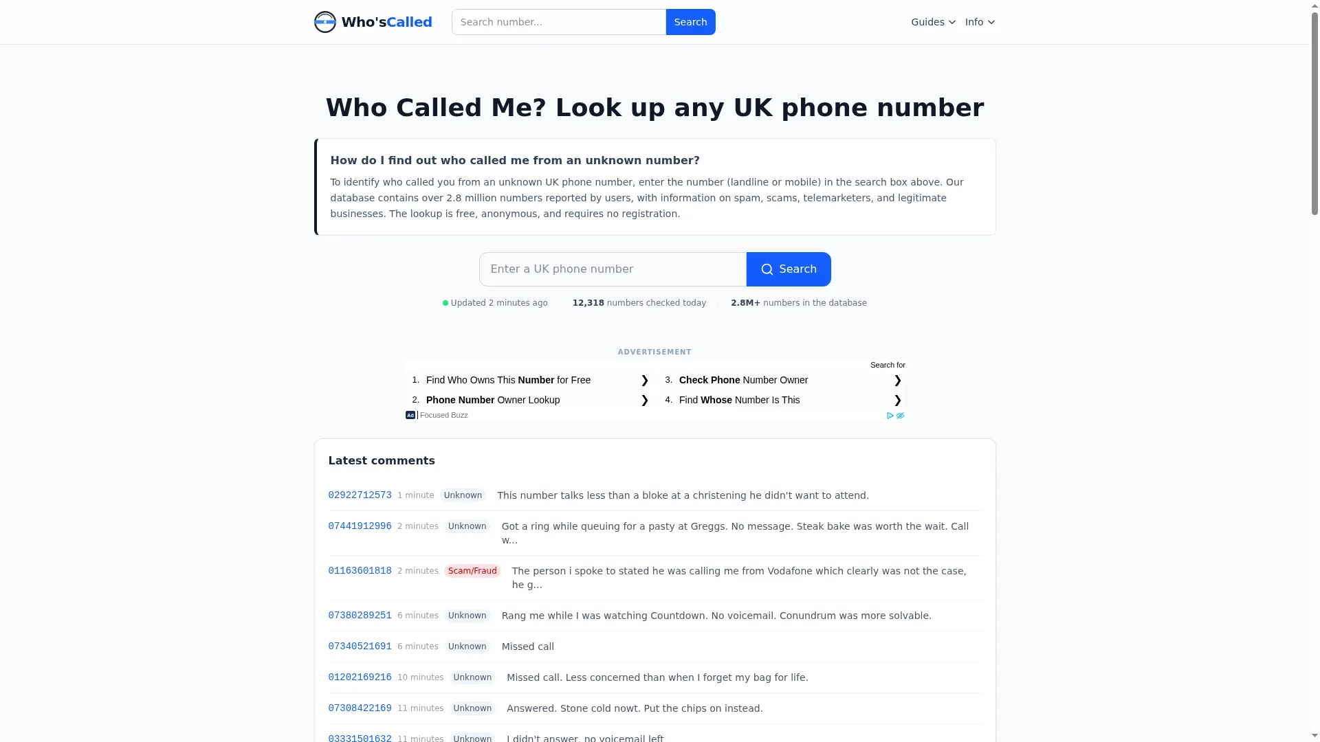Whos-called.co.uk