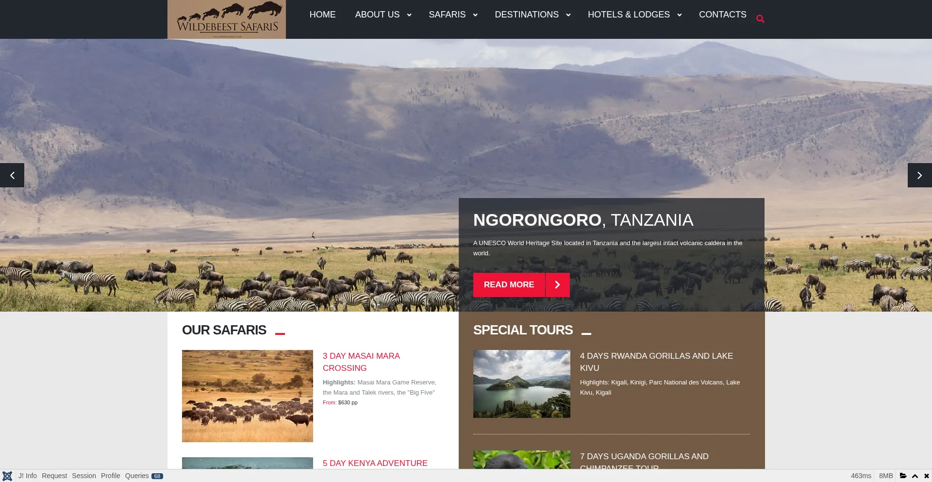 Wildebeestsafaris.com 安全可靠吗？