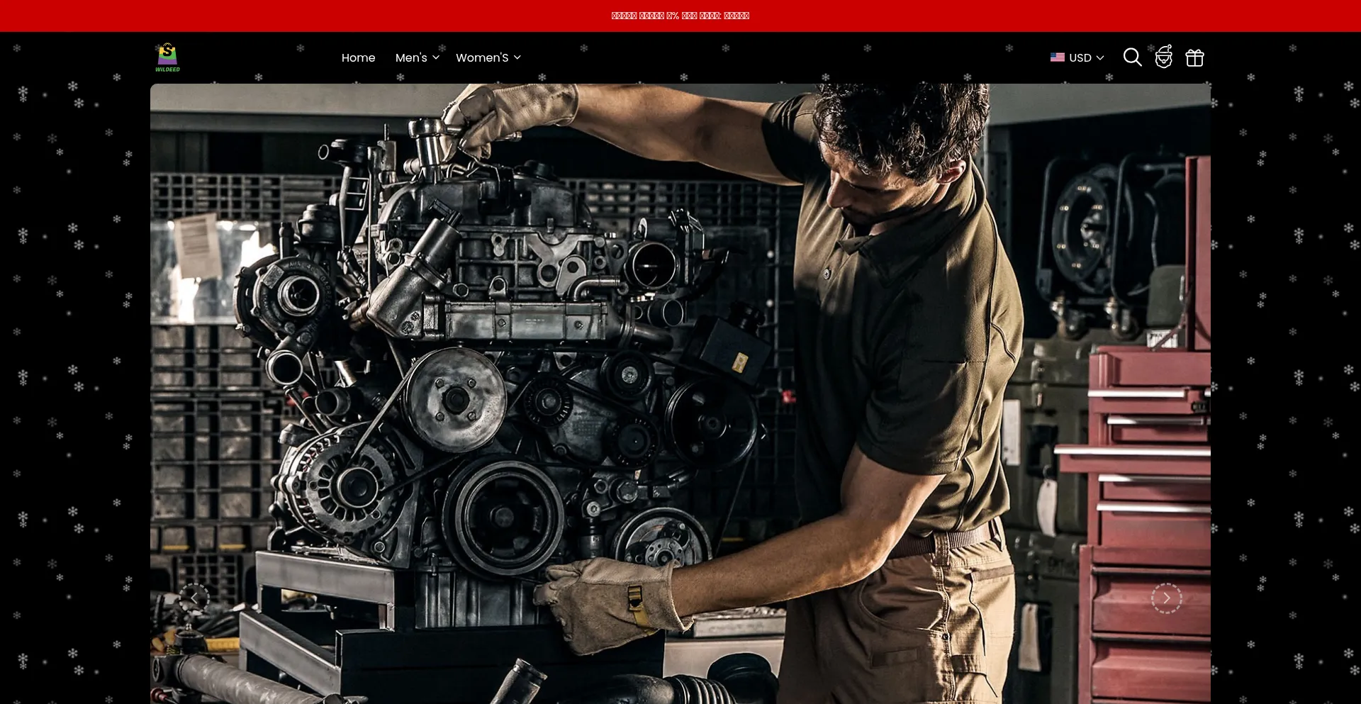 Website screenshot of Wildeed.com