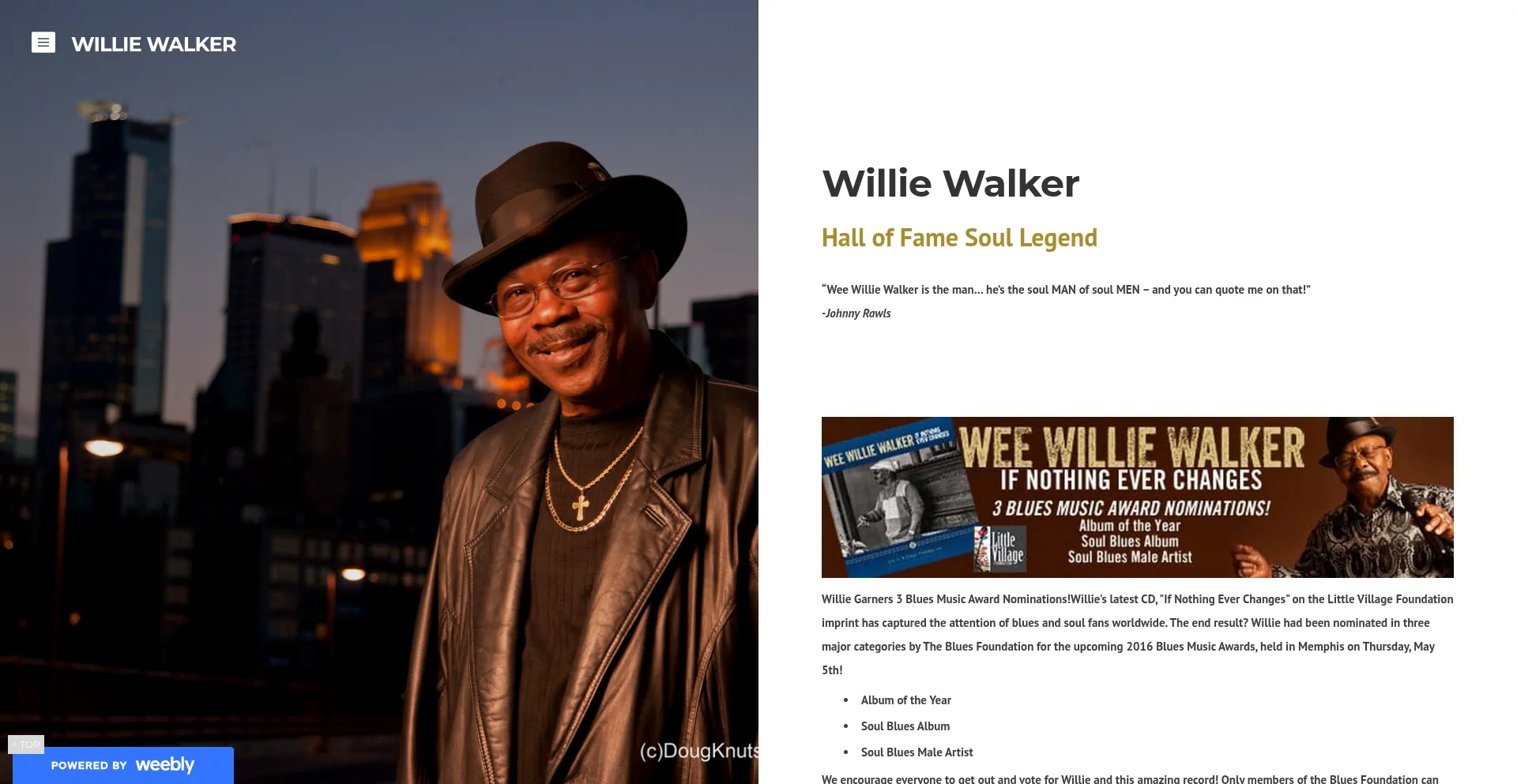 Williewalker.weebly.com Screenshot