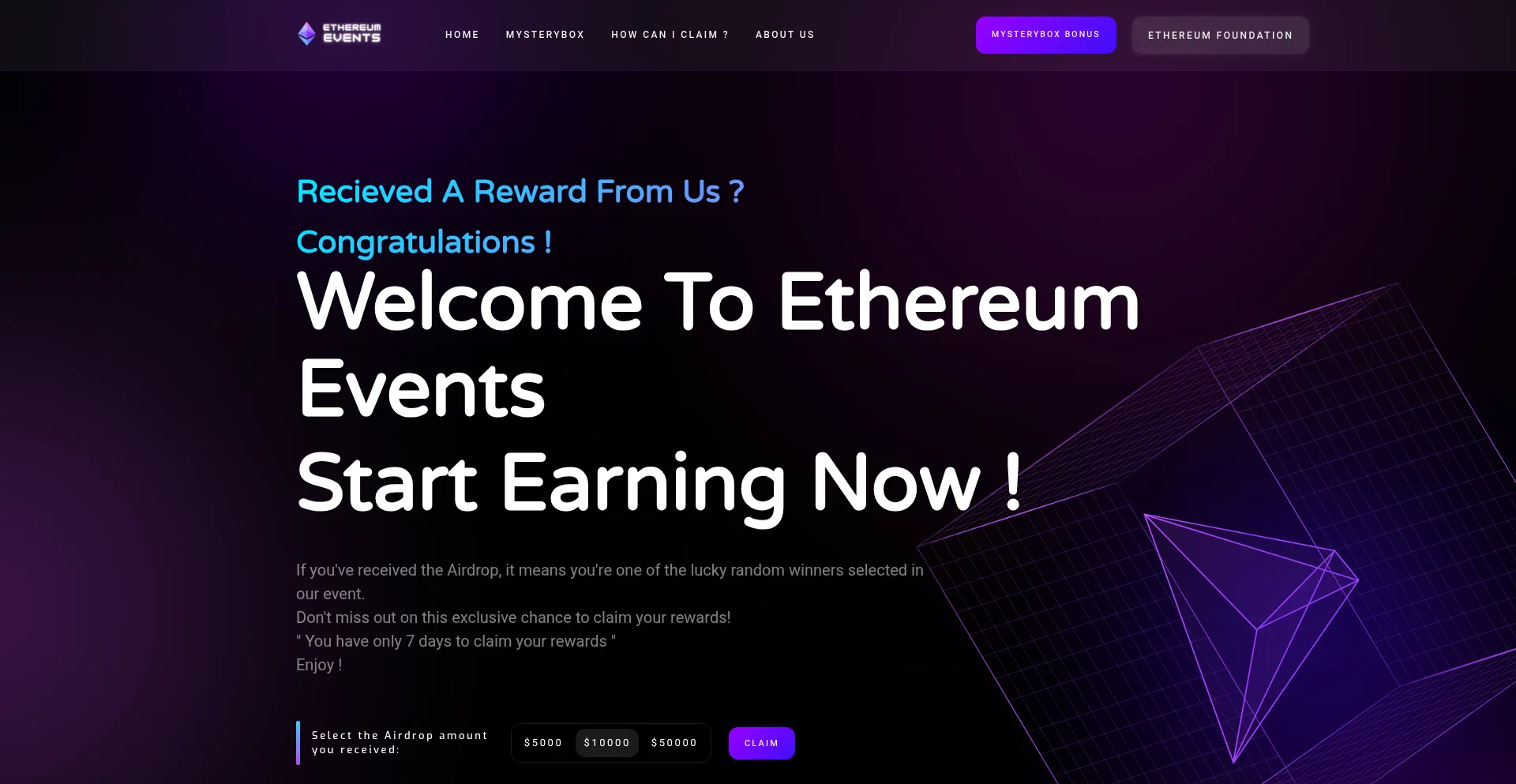 Website screenshot of Winchance.org