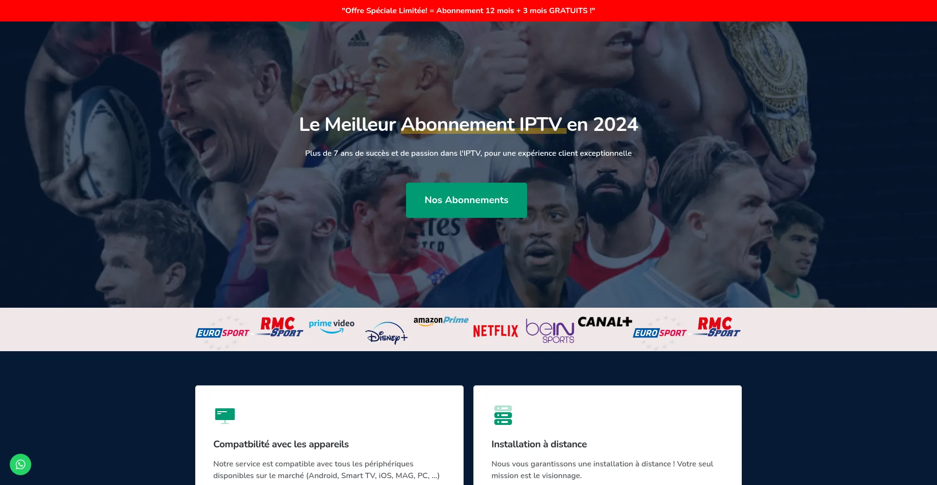 Website screenshot of Windiptv.com