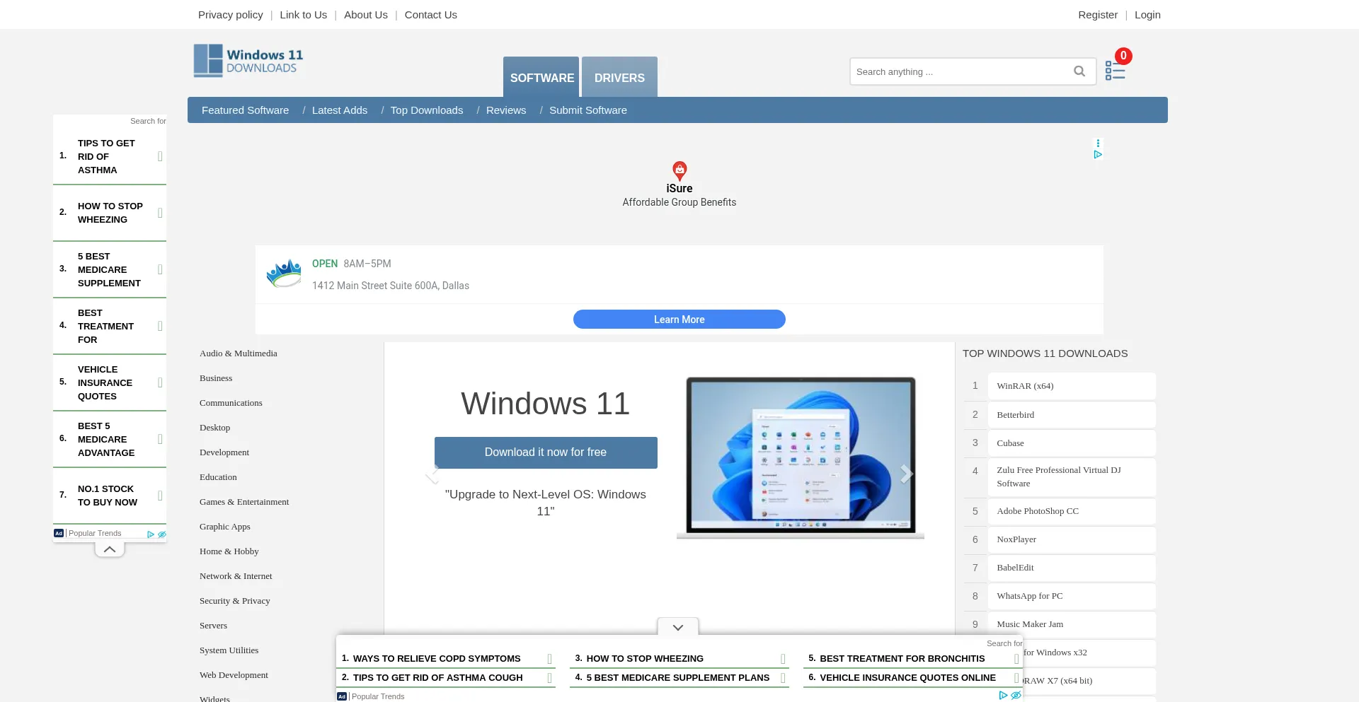 Windows11downloads.com Screenshot