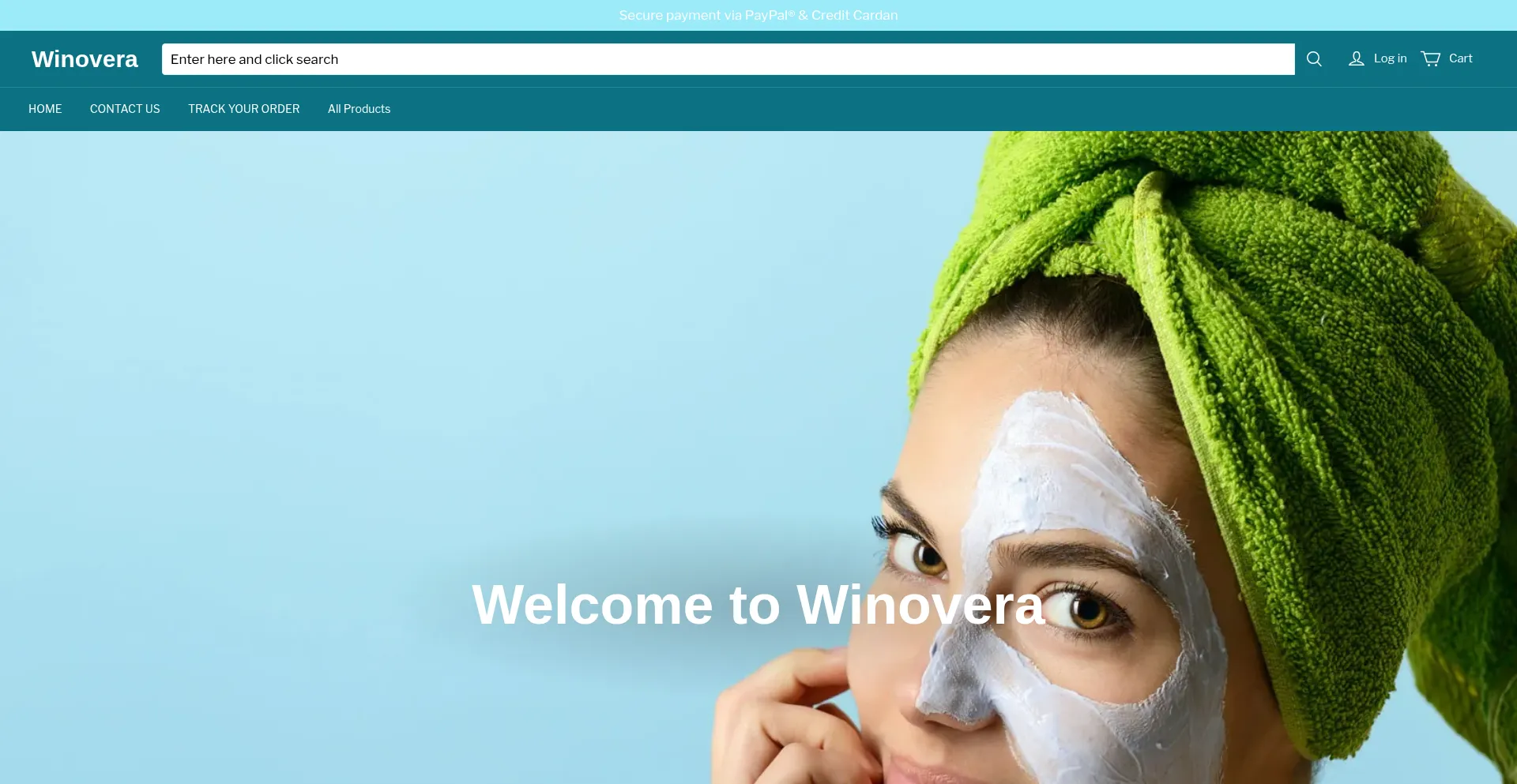Website screenshot of Winoveramart.com